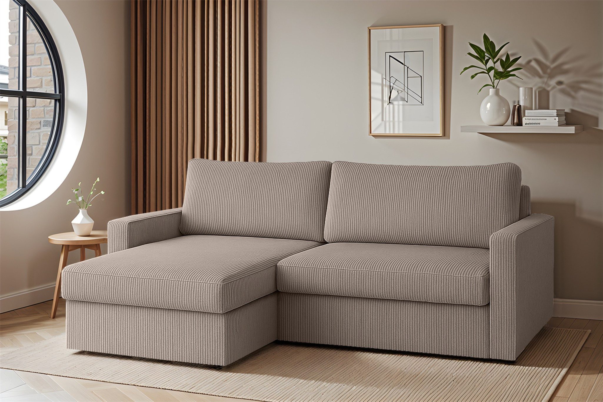 Fun Möbel Ecksofa Schlafsofa Sofa BENDIK günstig online kaufen