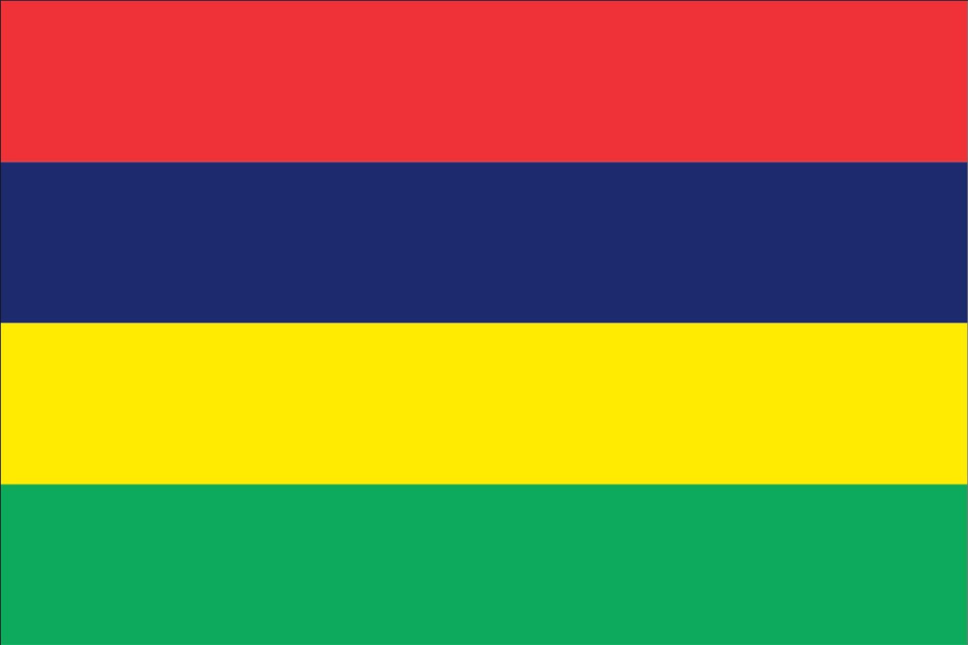 g/m² flaggenmeer 110 Flagge Mauritius Flagge Querformat