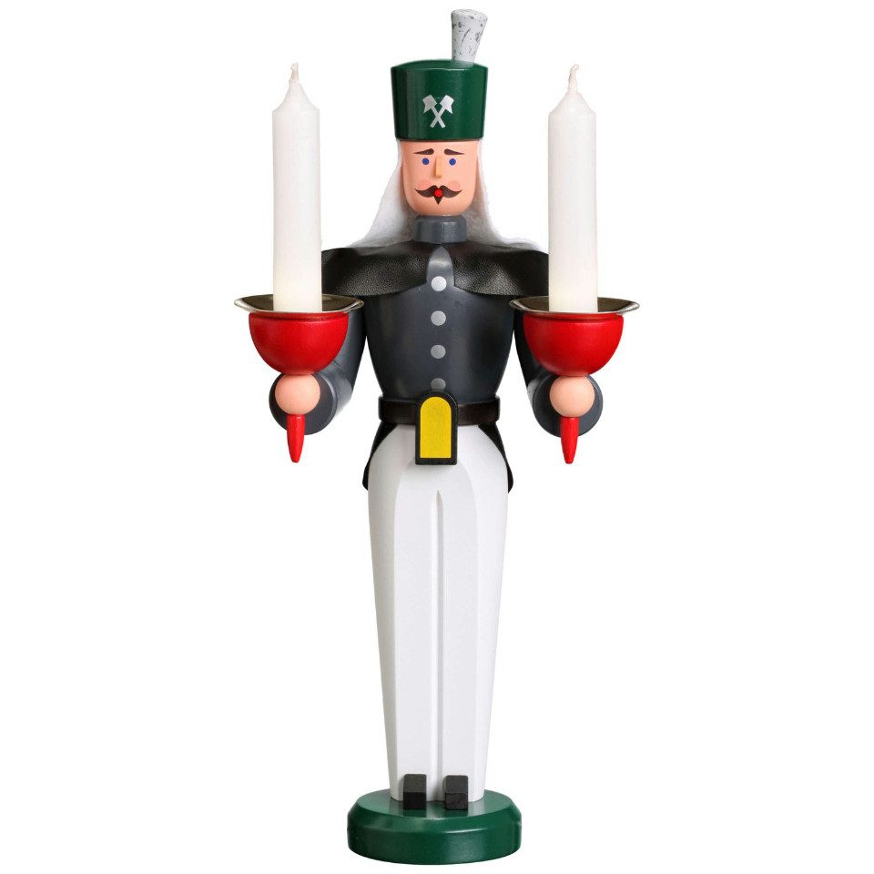 Seiffener Volkskunst Weihnachtsfigur Lichterfigur Bergmann farbig (1 St), H günstig online kaufen