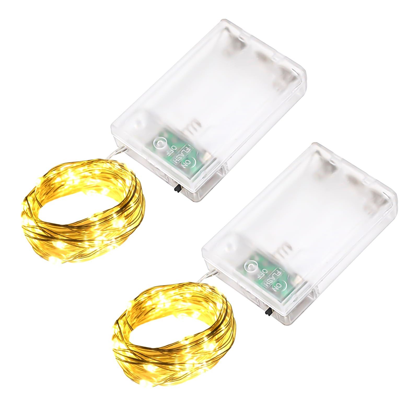 LQWELL LED-Lichterkette 2/3/5/10M, Micro Lichterketten Batteriebetrieben,Ku günstig online kaufen