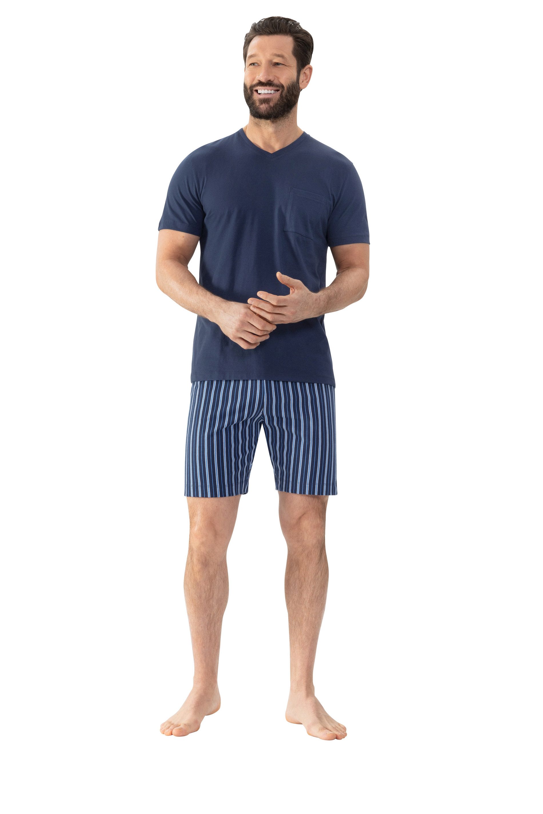 Mey Shorty STRAIGHT Kurzarm-Shirt mit Brusttasche