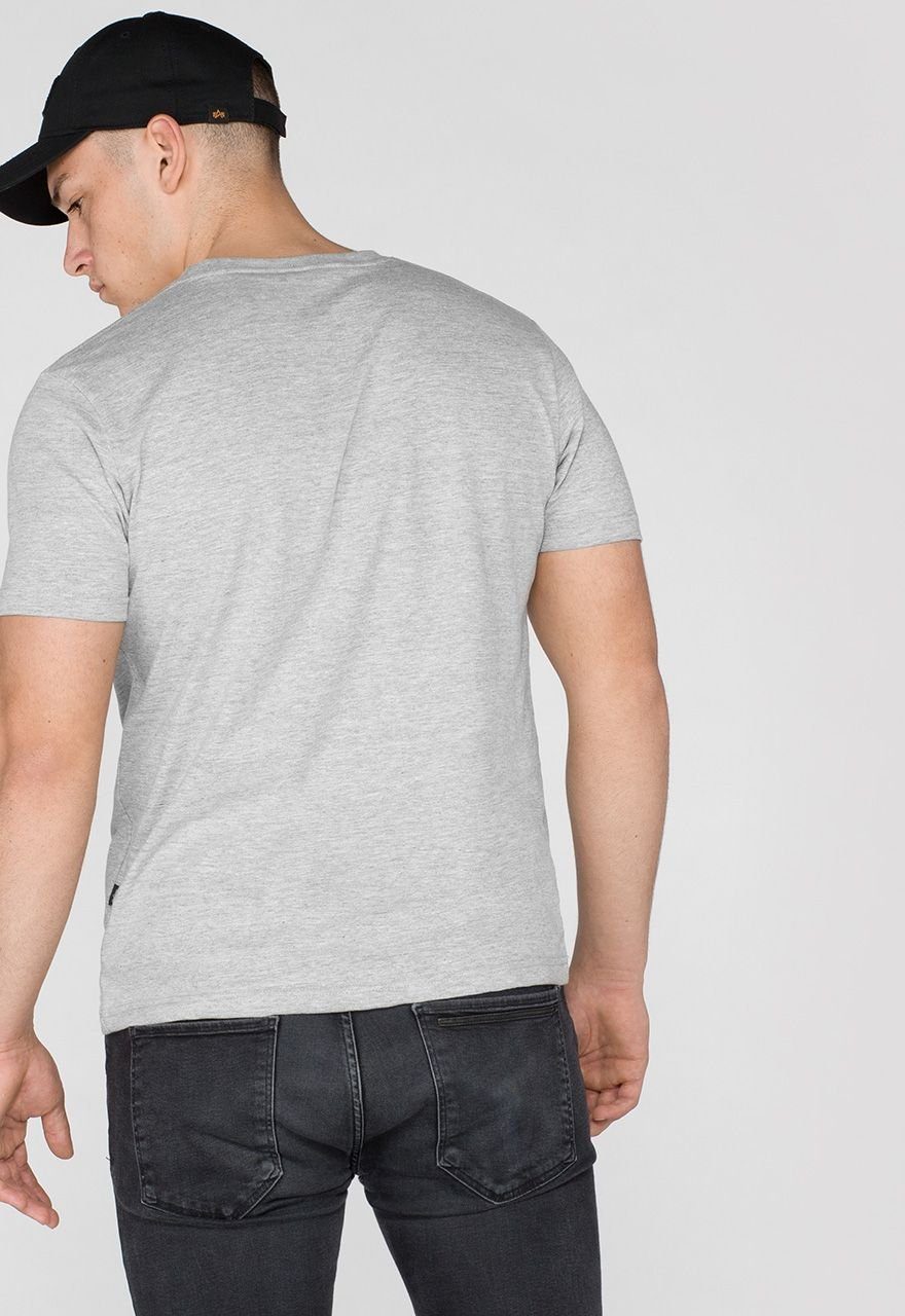 heather Alpha Industries grey T-Shirt T-Shirt Basic