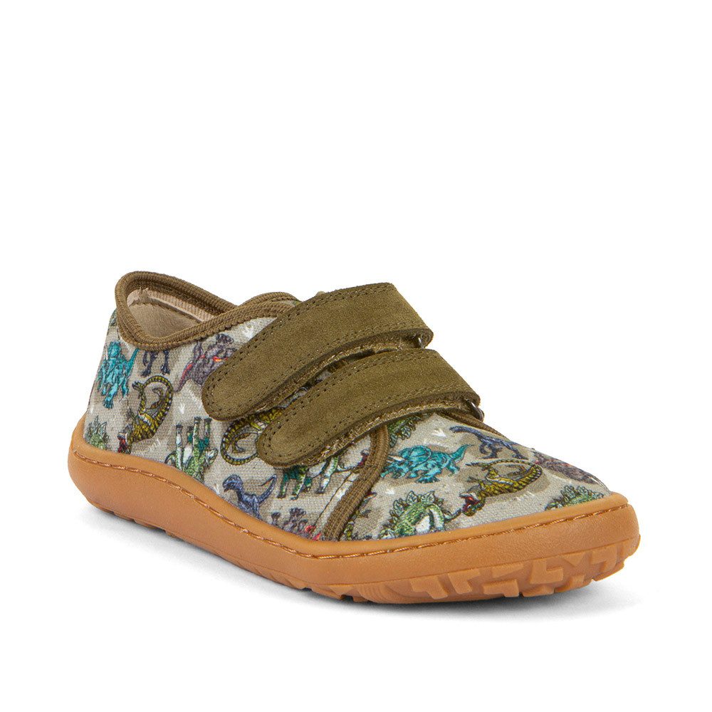froddo® BAREFOOT CANVAS Barfußschuh Sneaker, Klettschuh mit Baumwollfutter