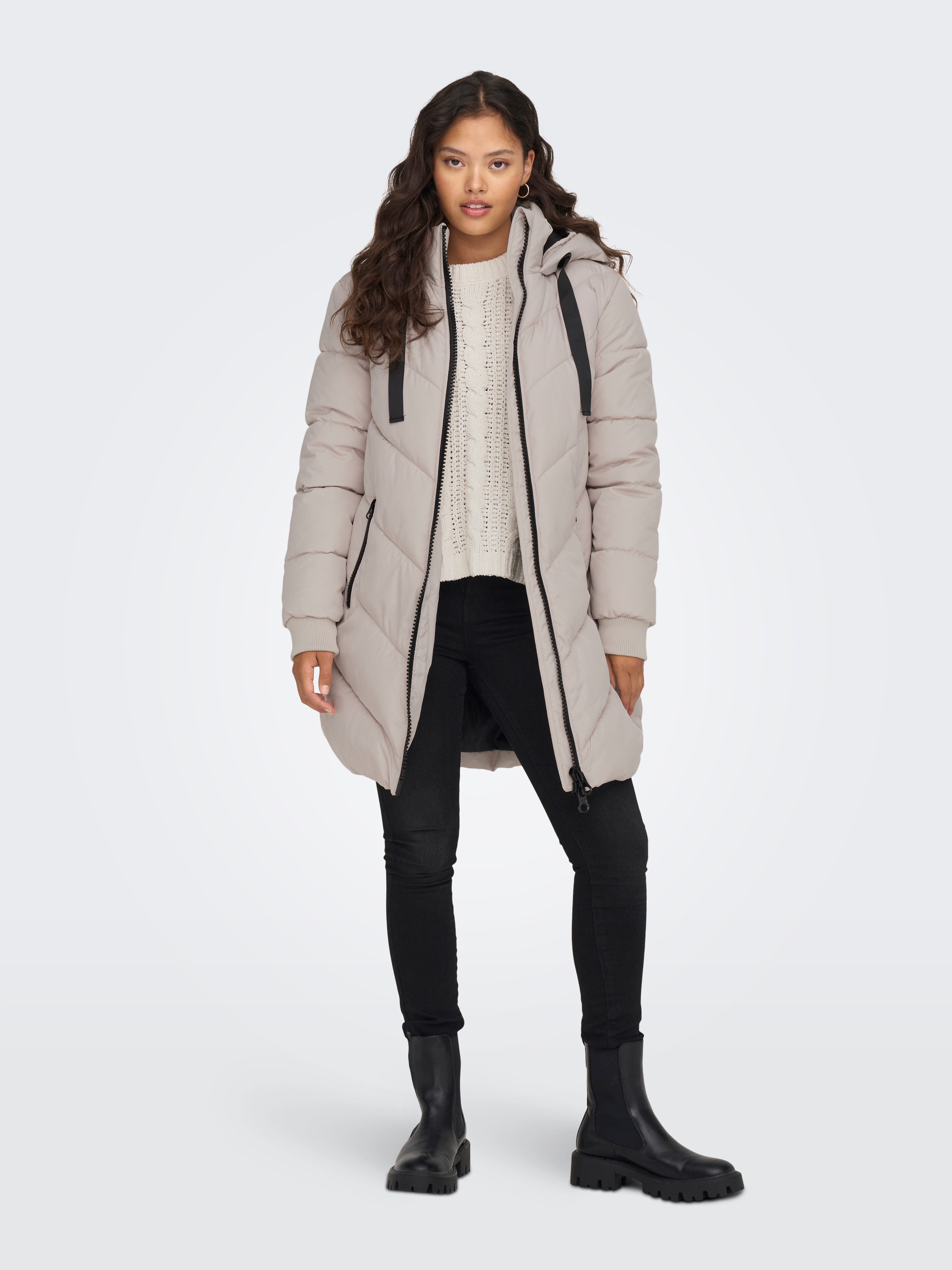 JDY Steppmantel JDYSKYLAR LIFE HOOD JACKET OTW NOOS