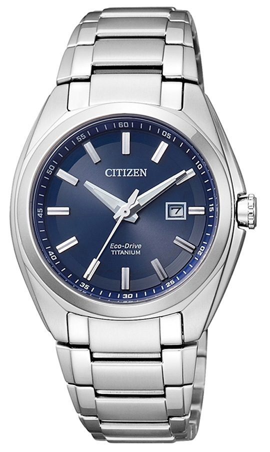 Citizen Titanuhr EW2210-53L, Armbanduhr, Damenuhr, Solar, Titanarmband, Saphirglas