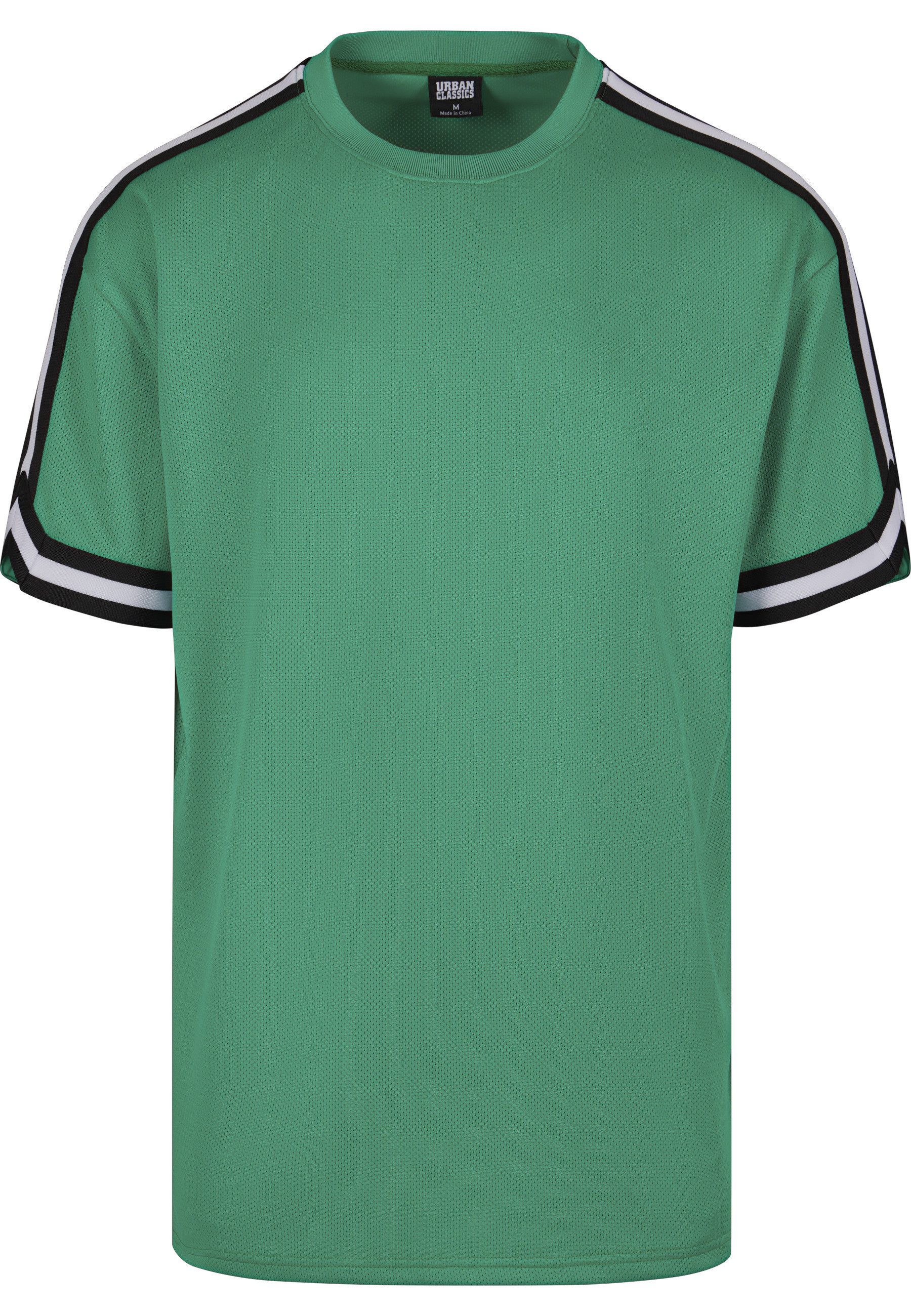 URBAN CLASSICS Netzshirt Urban Classics Herren Oversized Stripes Mesh Tee (1-tlg)