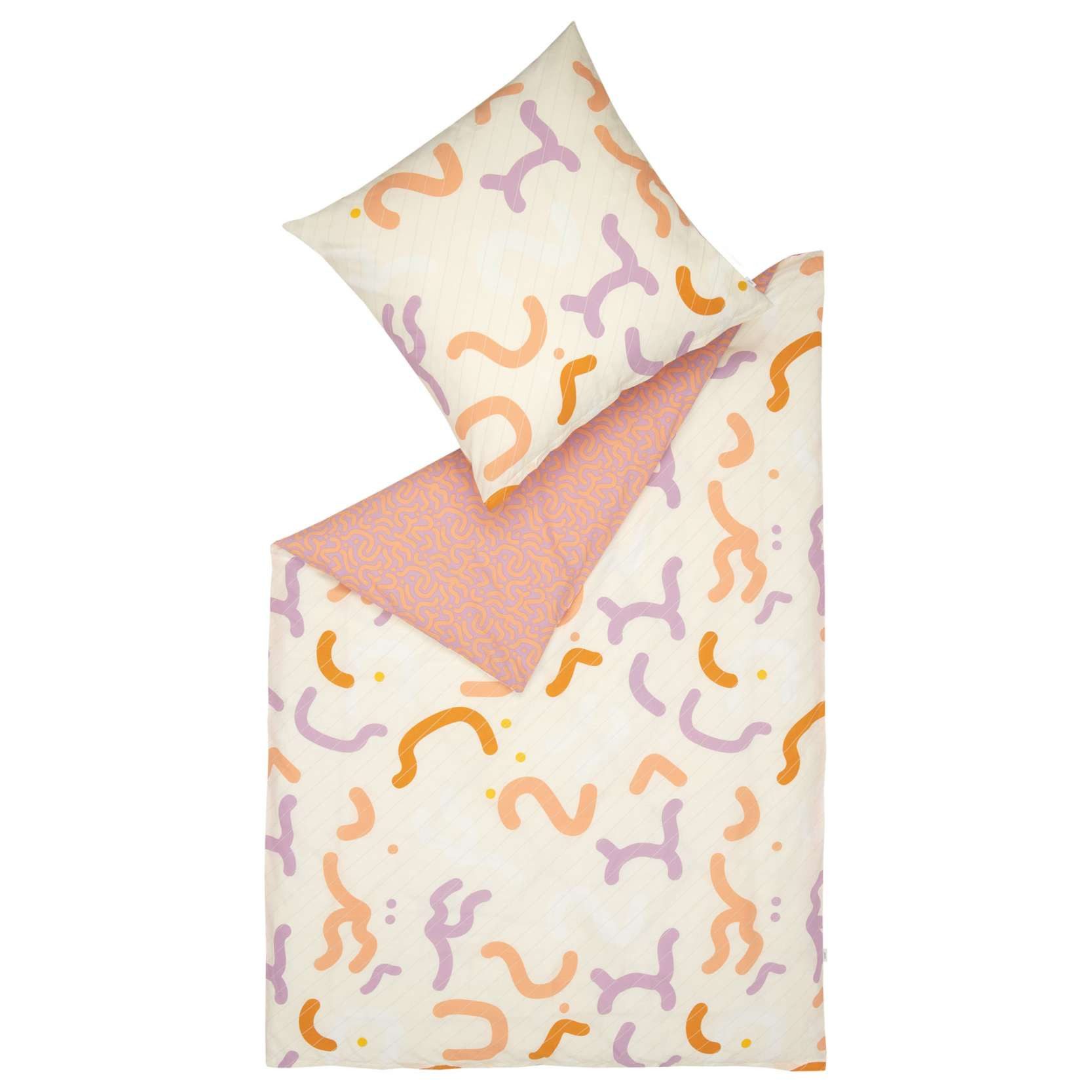 Esprit Постельное белье CRINKLES Ganzjahresbettwäsche, Baumwolle, 1 teilig, 140 x 200 cm in Rose