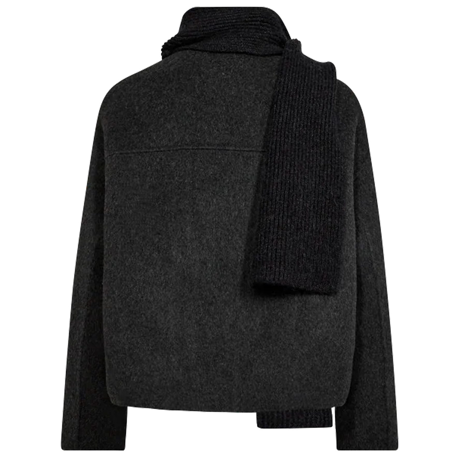Mos Mosh Blouson MOS MOSH Jacke MARIA LOISA mit Wolle - Grau