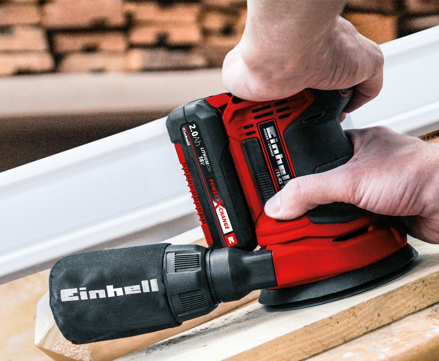 Einhell Exzenterschleifer TE-RS X-Change, Ladegerät Akku Solo, - Li ohne 18 Power und