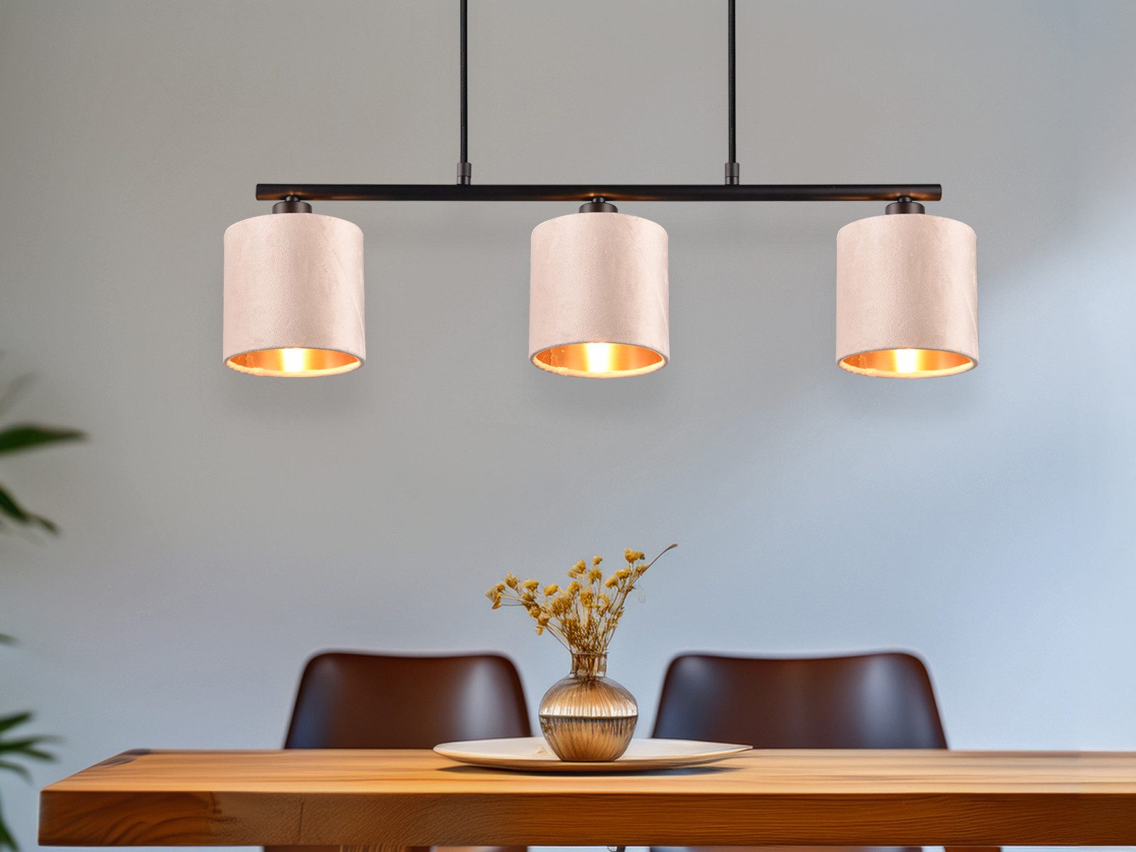 TRIO Leuchten LED Pendelleuchte, Dimmfunktion, LED wechselbar, Warmweiß, dr günstig online kaufen