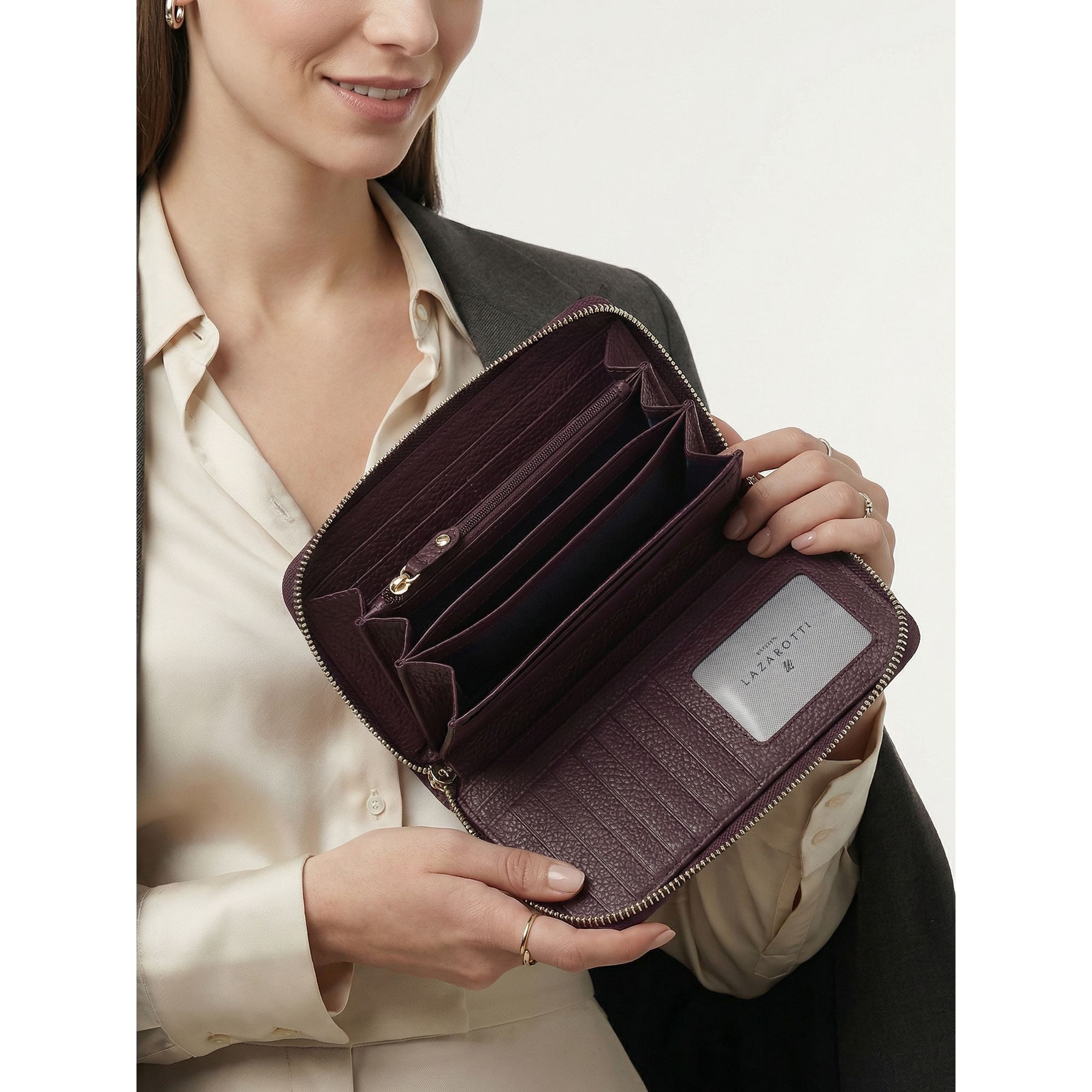 Lazarotti Geldbörse Bologna Leather, Leder