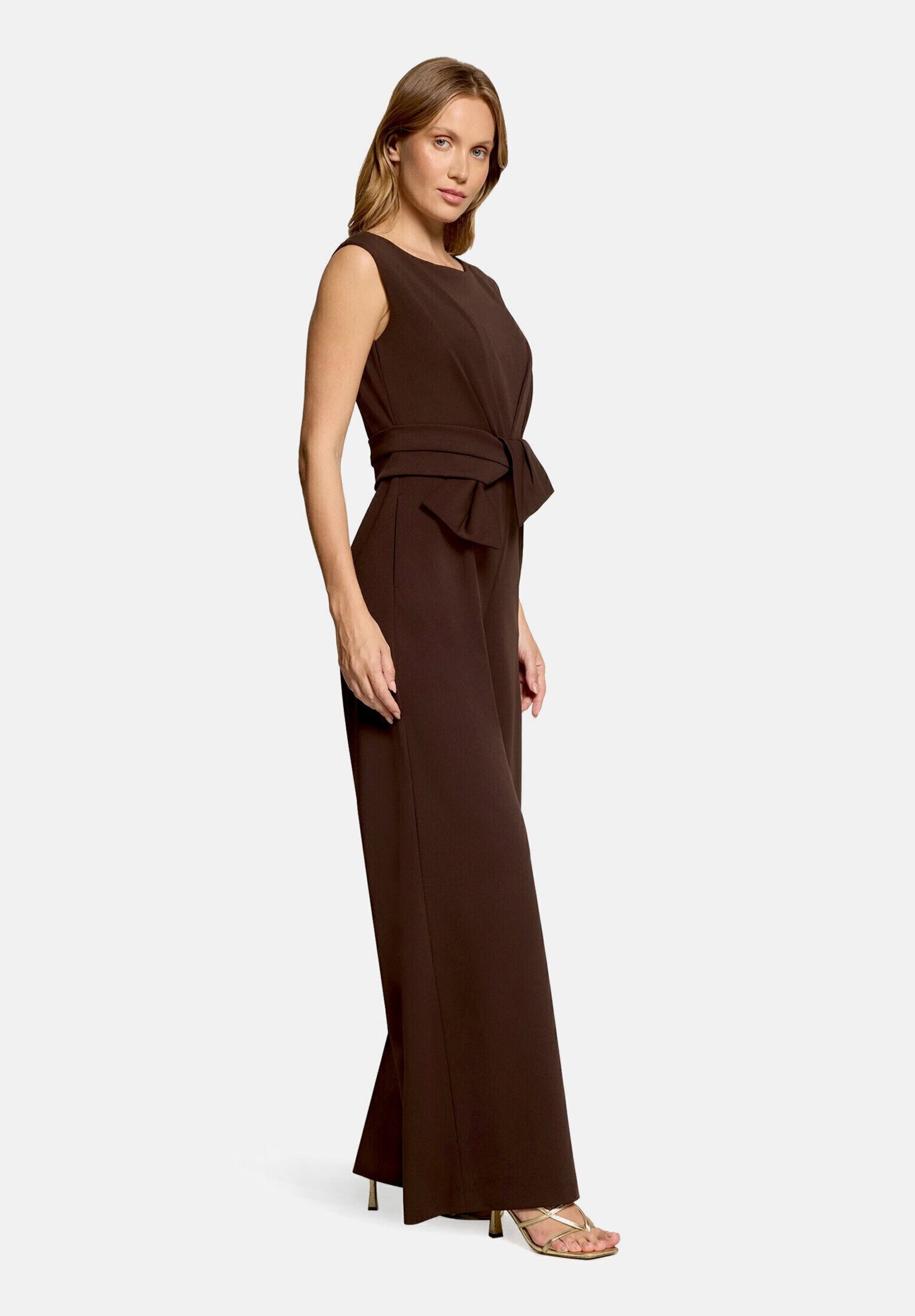 Vera Mont Overall Damen mit weitem Bein (1-tlg) Bunddetail