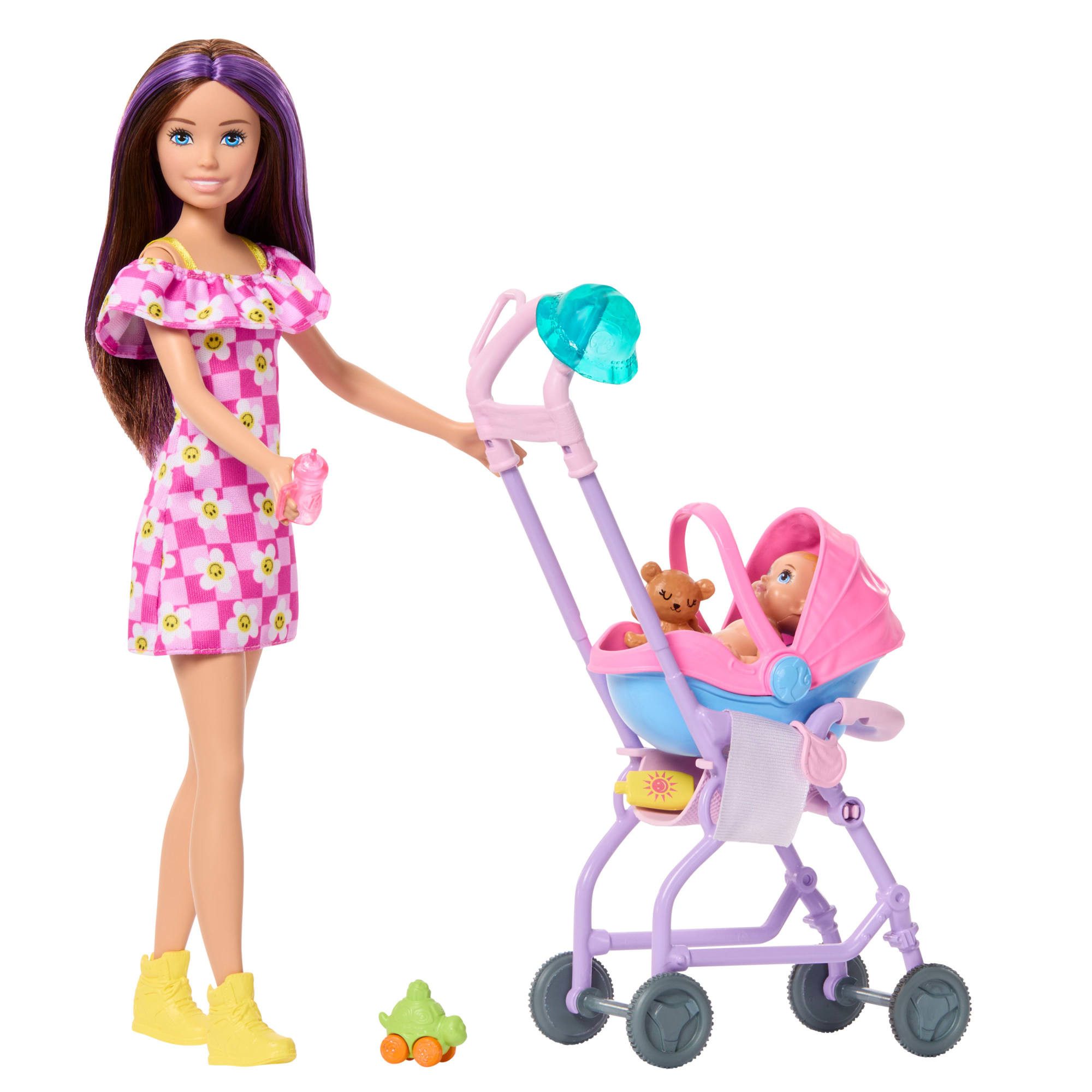 Barbie Anziehpuppe Barbie "Skipper Babysitters Inc." Kinderwagen Spielset