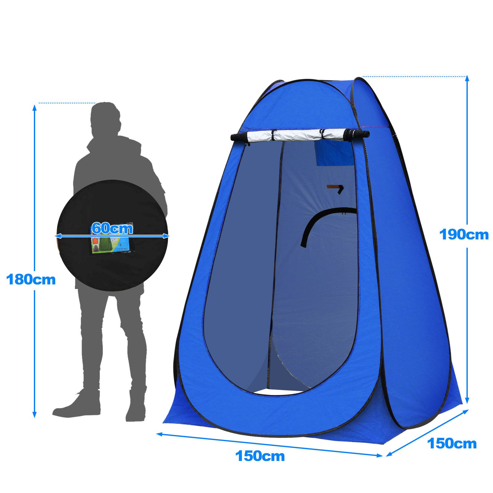 Ofcasa Faltzelt 150x150x190cm UV Schutz Faltzelt, günstig online kaufen