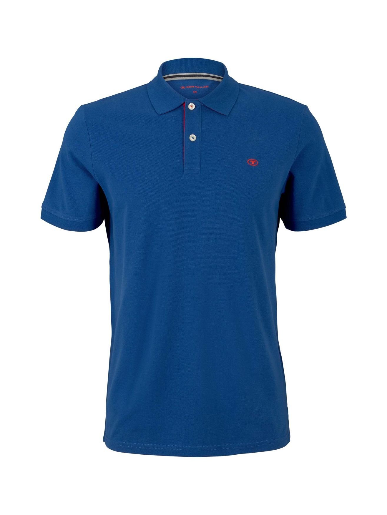 TAILOR Blau Polo Shirt Poloshirt in TOM BASIC POLO 5339