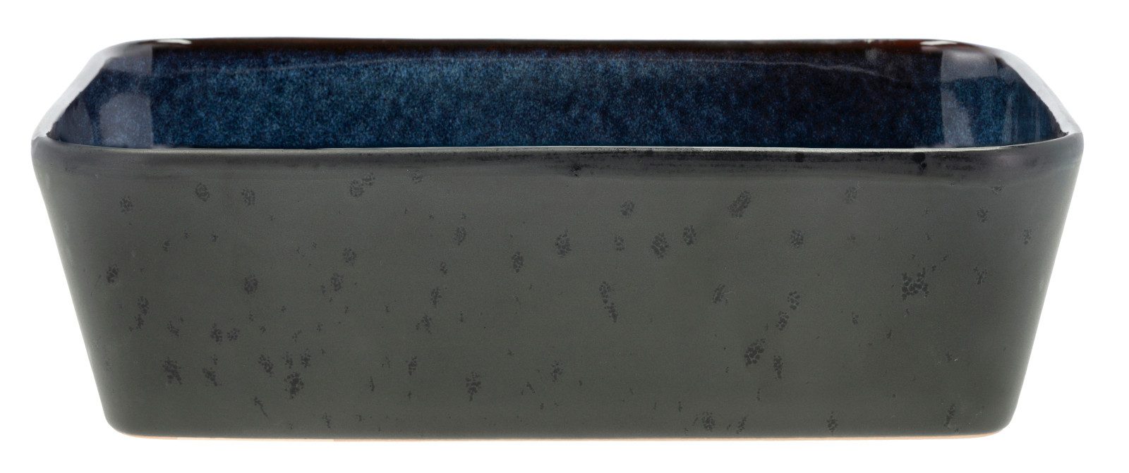 Bitz Auflaufform Auflaufform black/darkblue 28 x 21cm, Steinzeug, Auflaufform 28 x 21 cm Schwarz/Blau