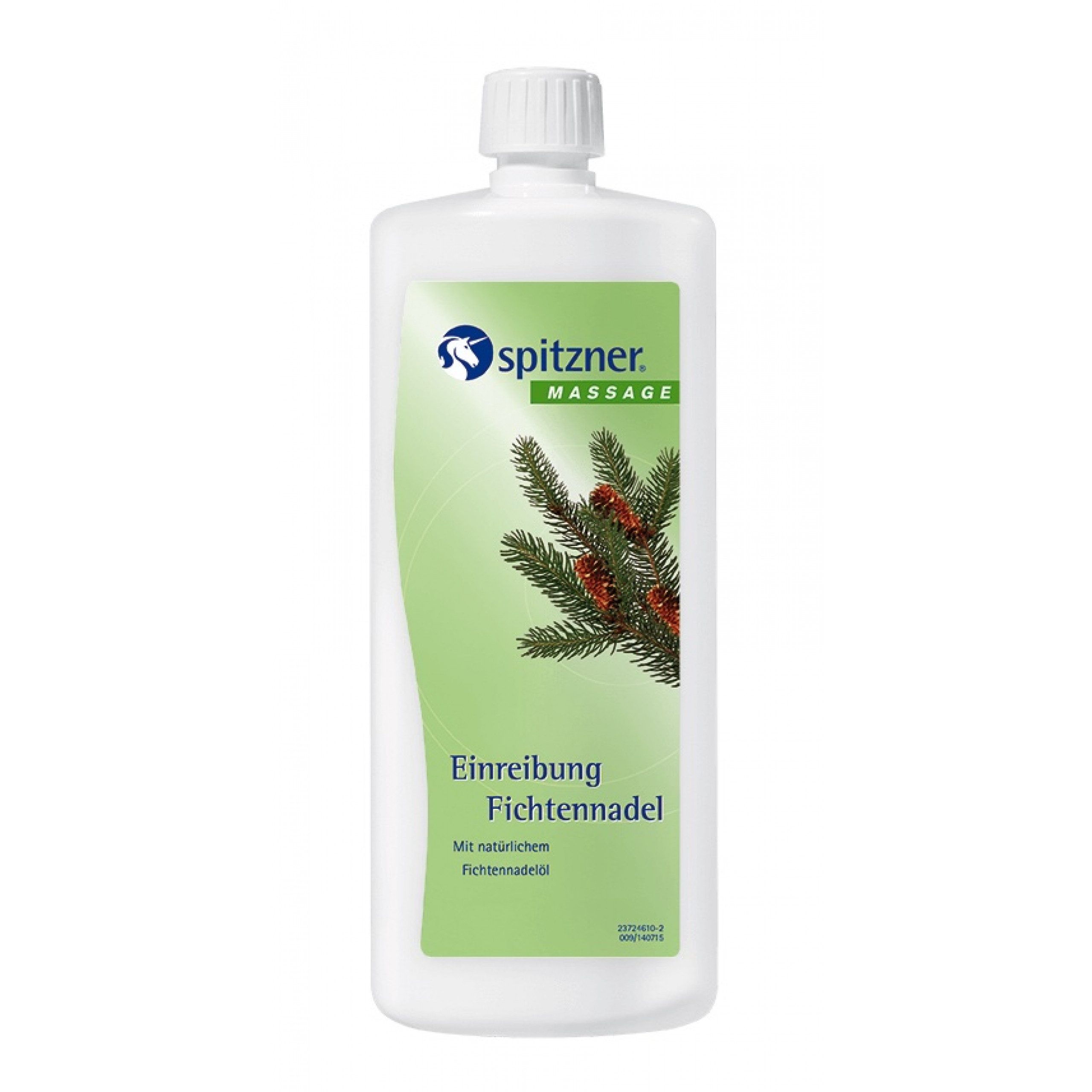 Spitzner Massageöl Spitzner Einreibung Fichtennadel 1 Liter (1000 ml) angenehm kühlend