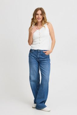 Pulz Jeans Shirttop PZSARA Top sommerliches Top ohne Arm