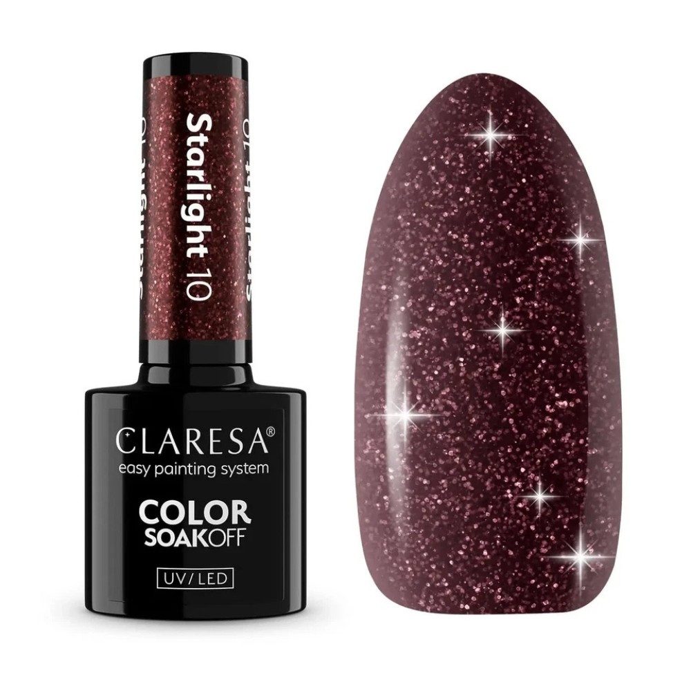 Claresa Gel-Nagellack CLARESA GEL NAIL POLISH STARLIGHT 10 - 5g Limited