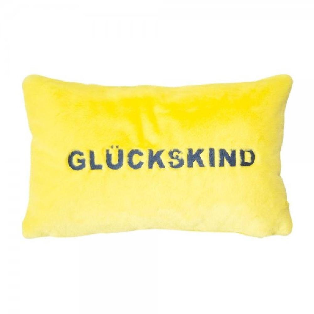PAD Kissenhülle Kissenhülle Gaze Glückskind Gelb (30x50cm) günstig online kaufen