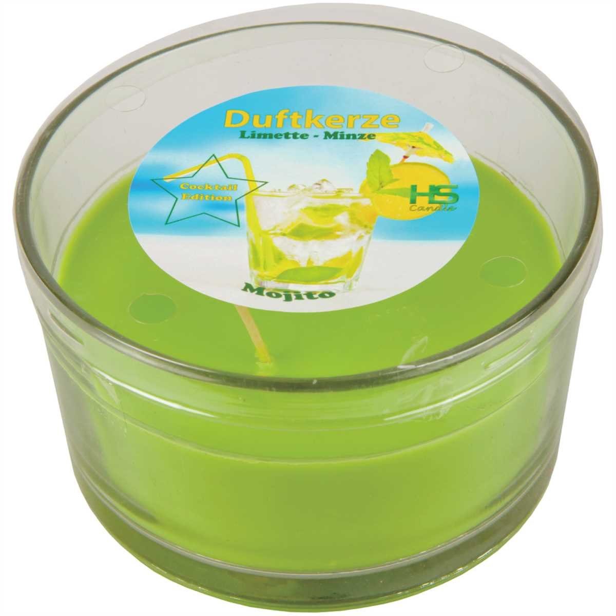 HS Candle Duftkerze "Cocktail Edition" (1-tlg), Duftkerze im Glas - 36 Stunden Brenndauer - 3-Docht Kerze