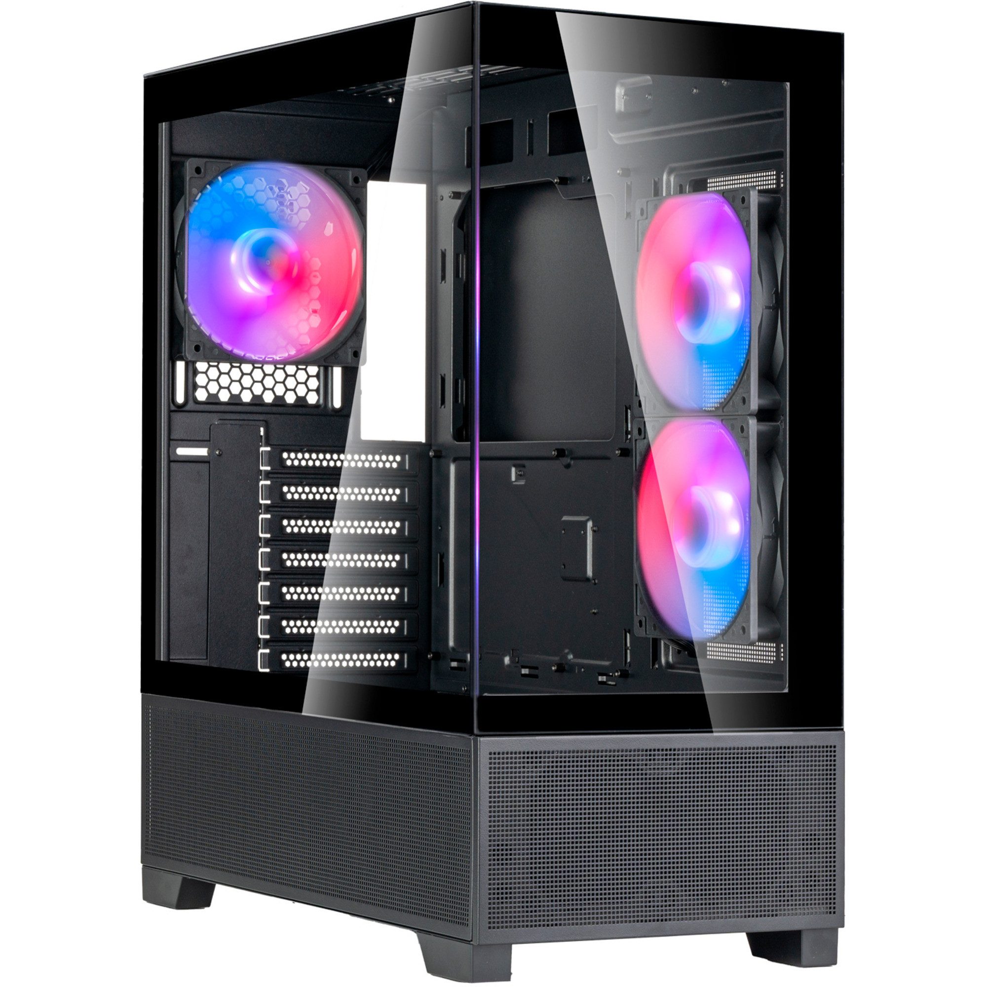 Silverstone PC-Gehäuse SilverStone Lucid 05, Tower-Gehäuse, (270°