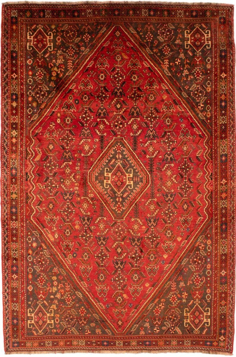 Orientteppich Shiraz 180x278 Handgeknüpfter Orientteppich 10 mm Nain rechteckig, Trading, Perserteppich, / Höhe