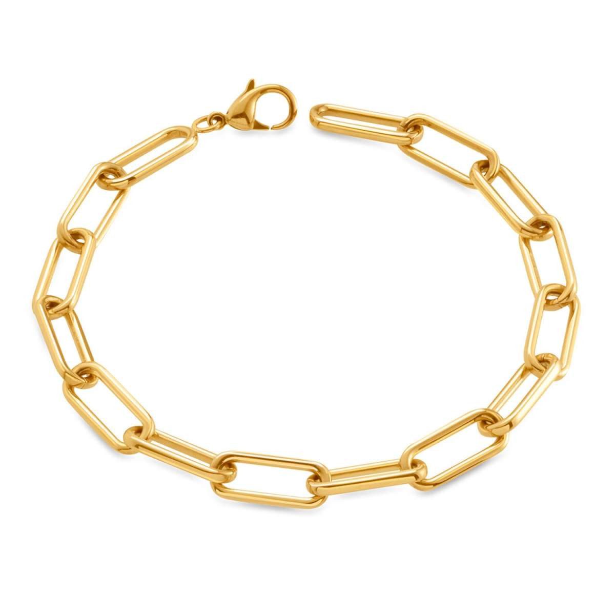 Boccia Armband 03045-02, Damenarmband Titan Goldfarben