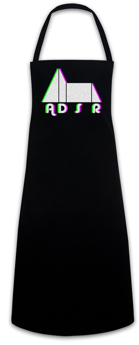 Urban Backwoods Kochschürze Synthesizer ADSR Glitc Grillschürze Electro Techno LFO Musik Music DJ