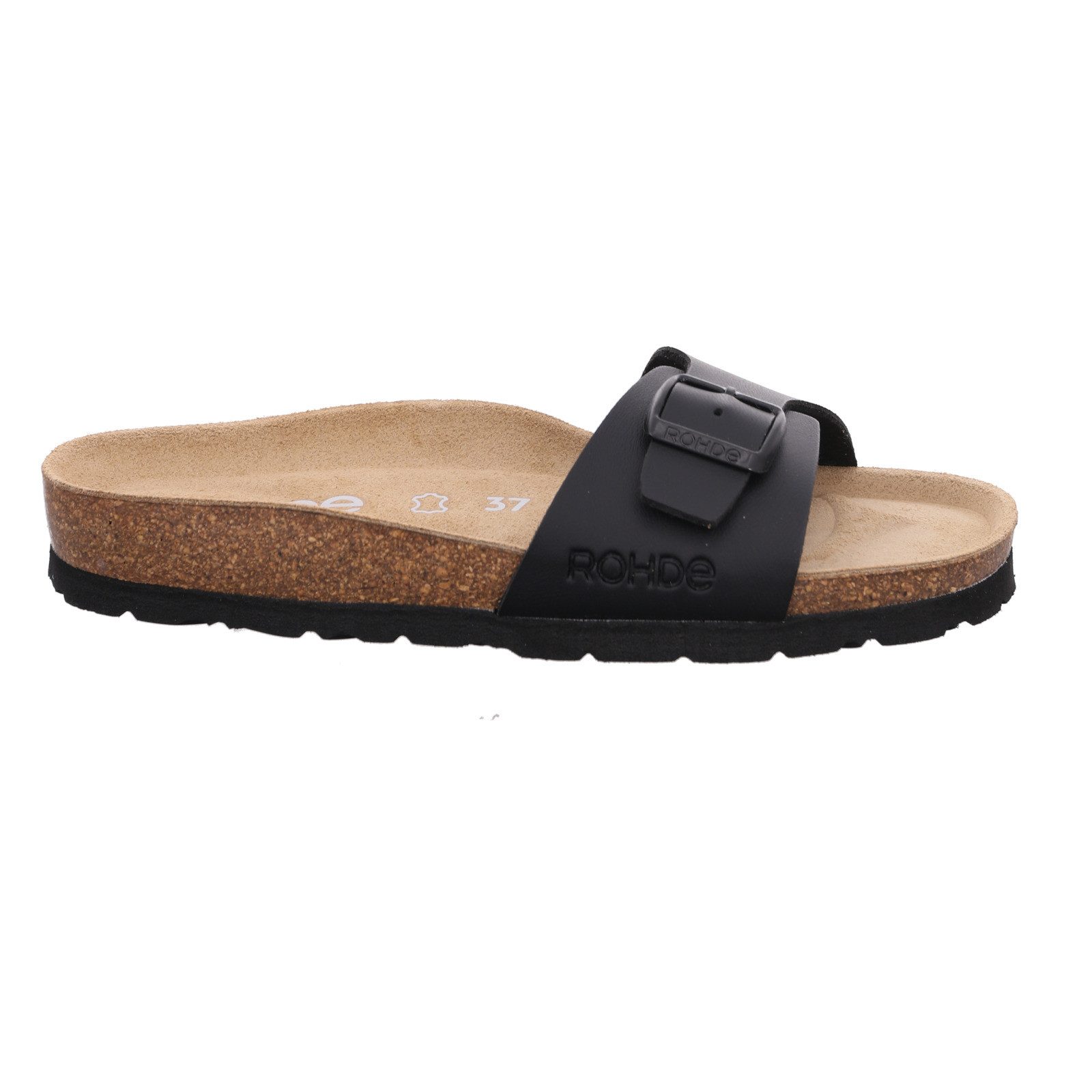 Rohde SUNNYS Pantolette Sommerschuh, Schlappen, Urlaubsschuh, Strandschuh mit Fußbett