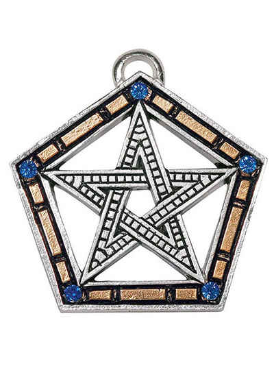 Adelia´s Amulett Anhänger Magische Pentagramme Talisman, Pentalpha - Harmonie und Stabilität