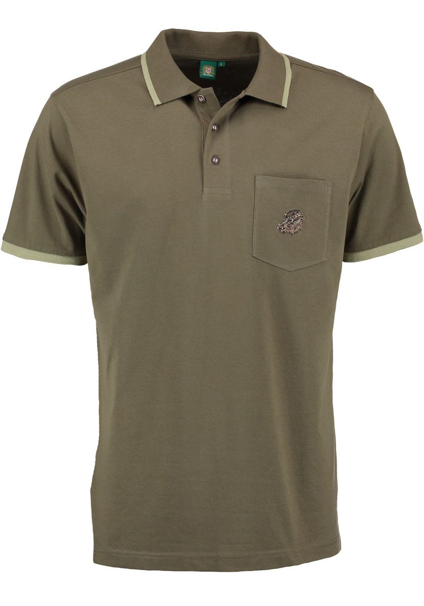 OS Trachten Poloshirt Sonky Kurzarm Jagdshirt günstig online kaufen