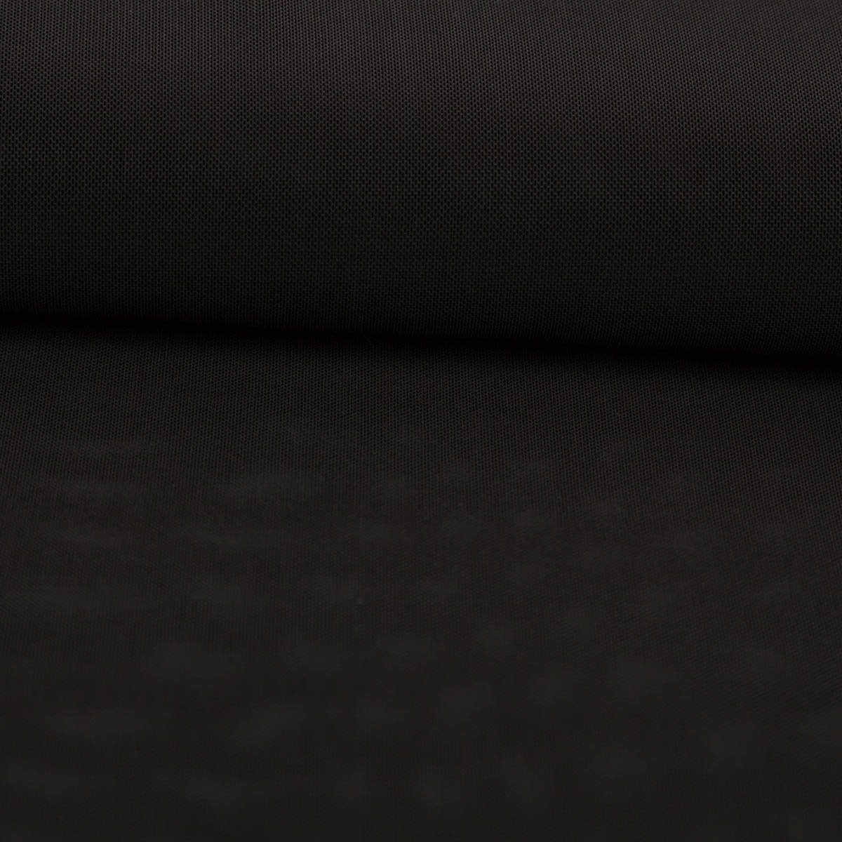 Stoff Futterstoff Meterware 4-Wege-Stretch für Badeshorts uni schwarz 150cm