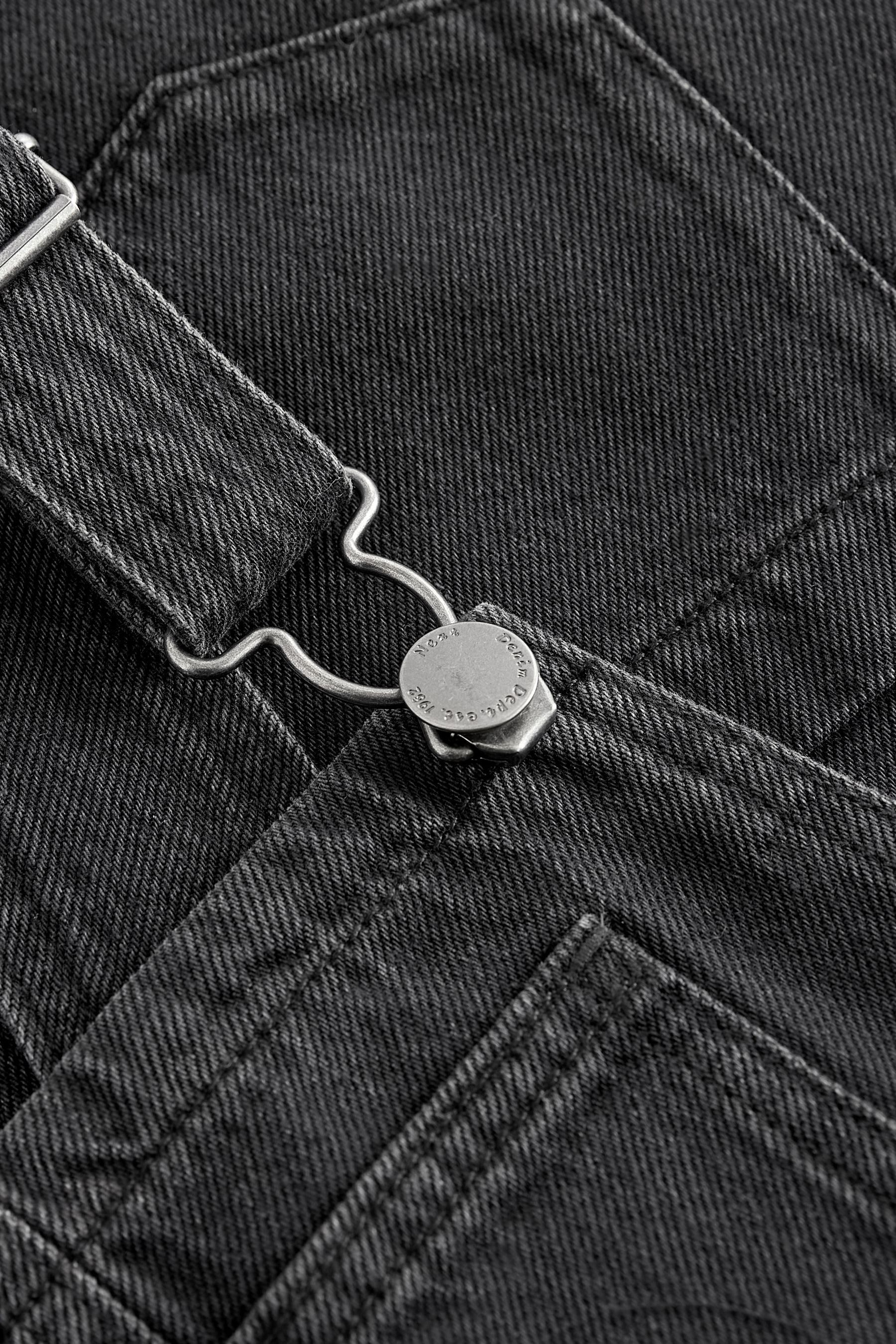 Next Latzkleid Trägerkleid aus Denim (1-tlg)
