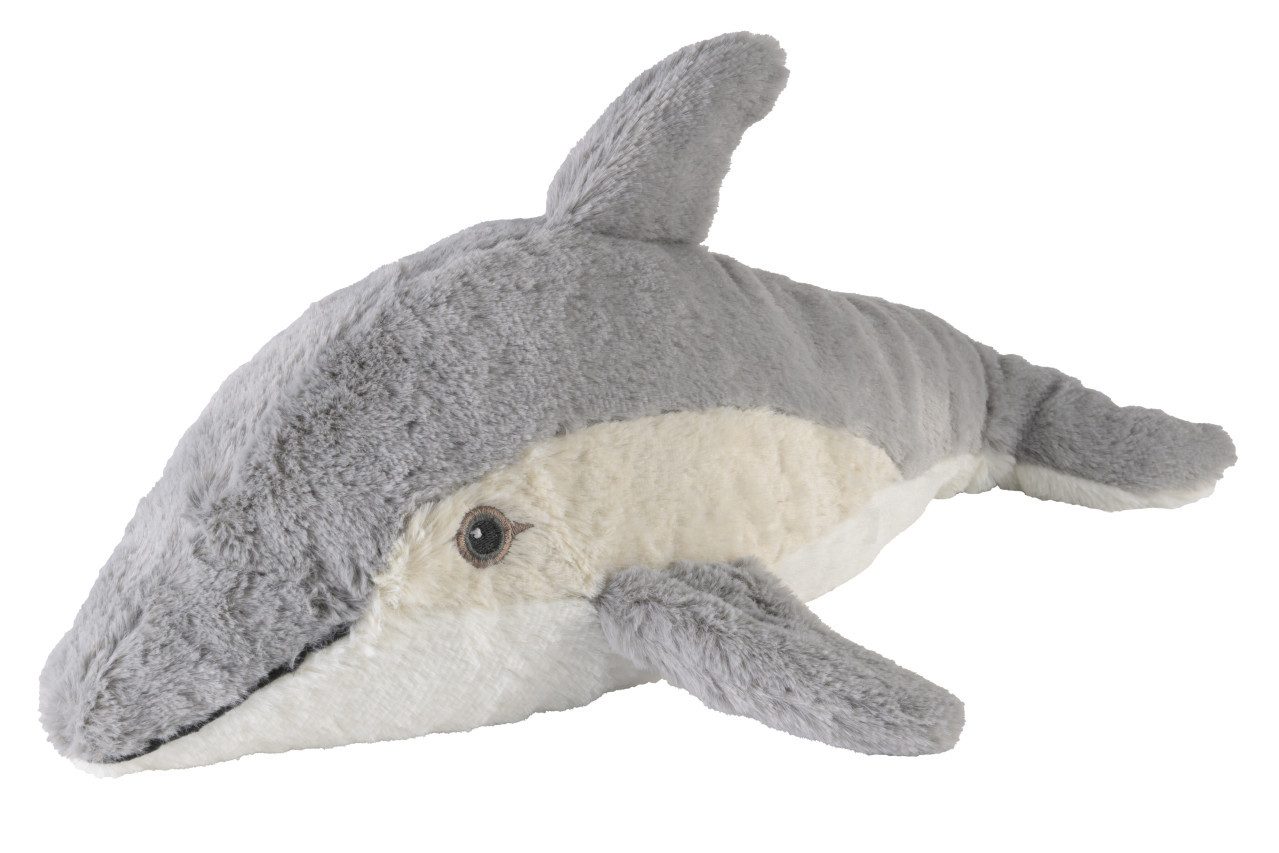 Warmies® Wärmekissen Warmies Wärmekuscheltier Delfin grau für die
