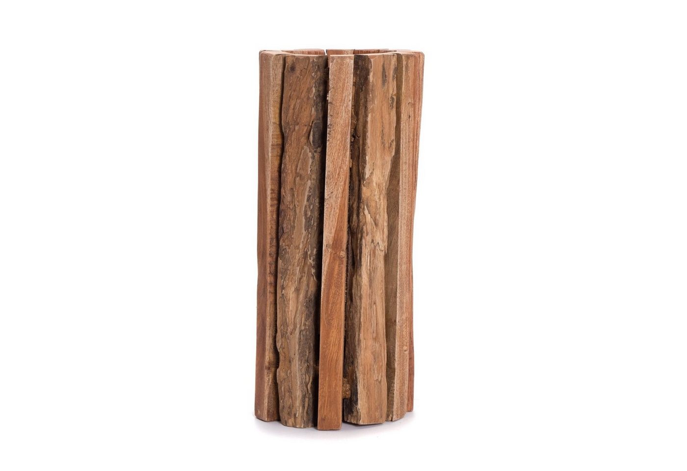 Thumbnail - CREEDWOOD Dekosäule KERZENSÄULE "SPIRA 40", Altholz massiv / Holz massiv Holz, 40 cm, Bl