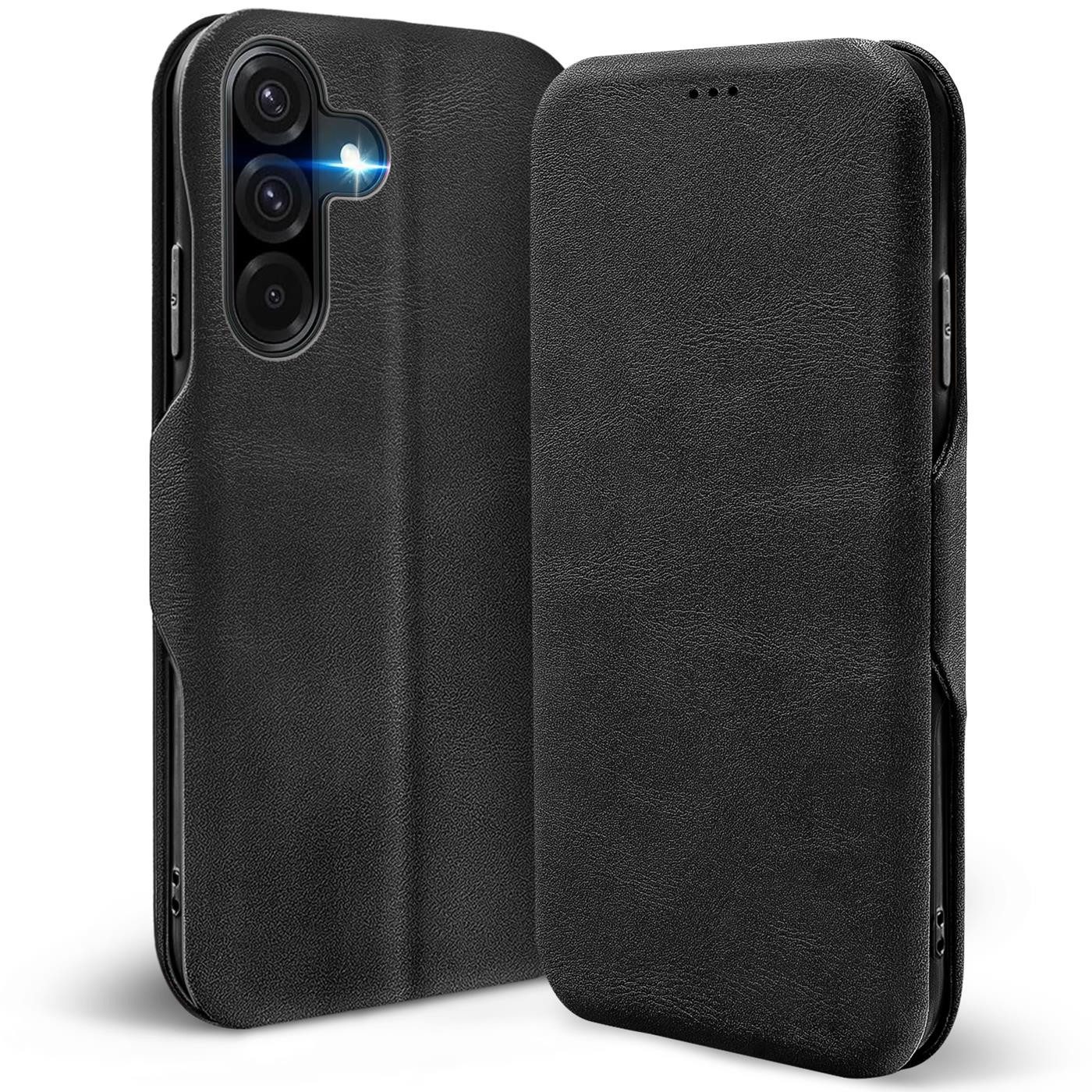 CoolGadget Handyhülle Business Premium Hülle Für Samsung Galaxy A17 5G 6,7 Zoll, Handy Tasche mit Kartenfach für Samsung A17 5G Schutzhülle