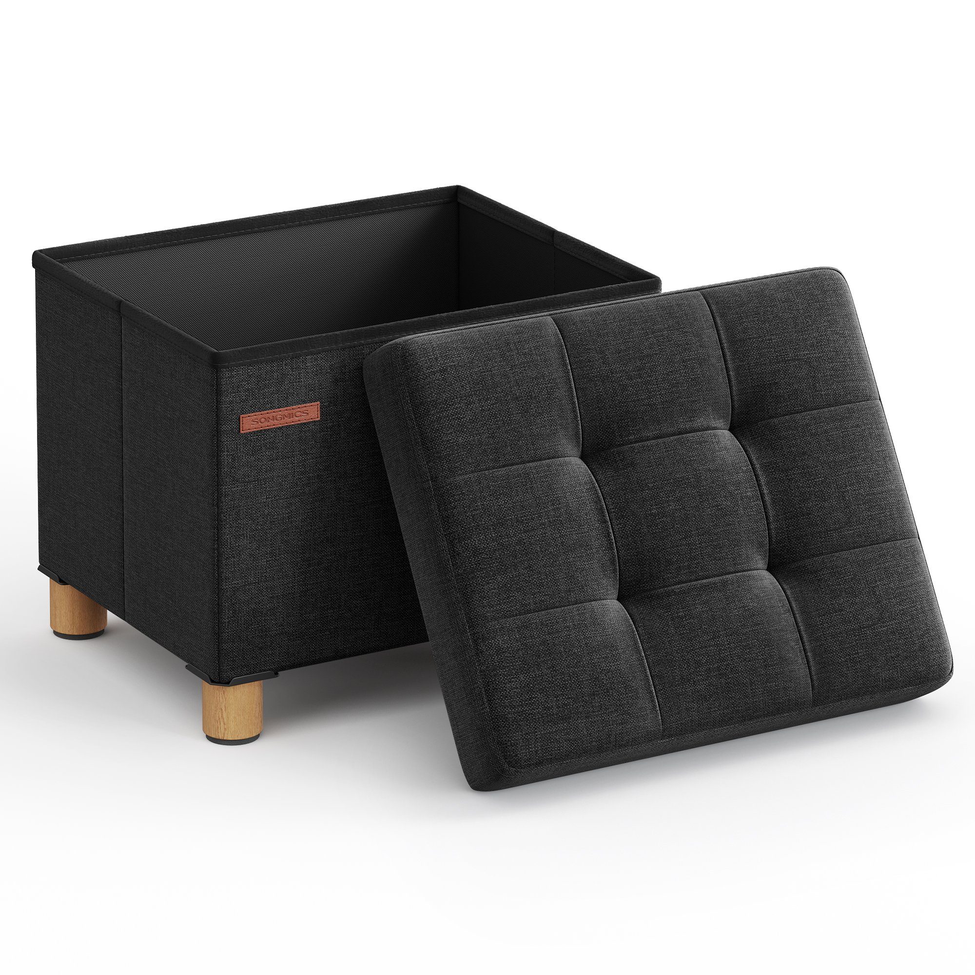 SONGMICS Sitzhocker, Sitzbank 32x40x33,5cm klappbare Sitztruhe günstig online kaufen