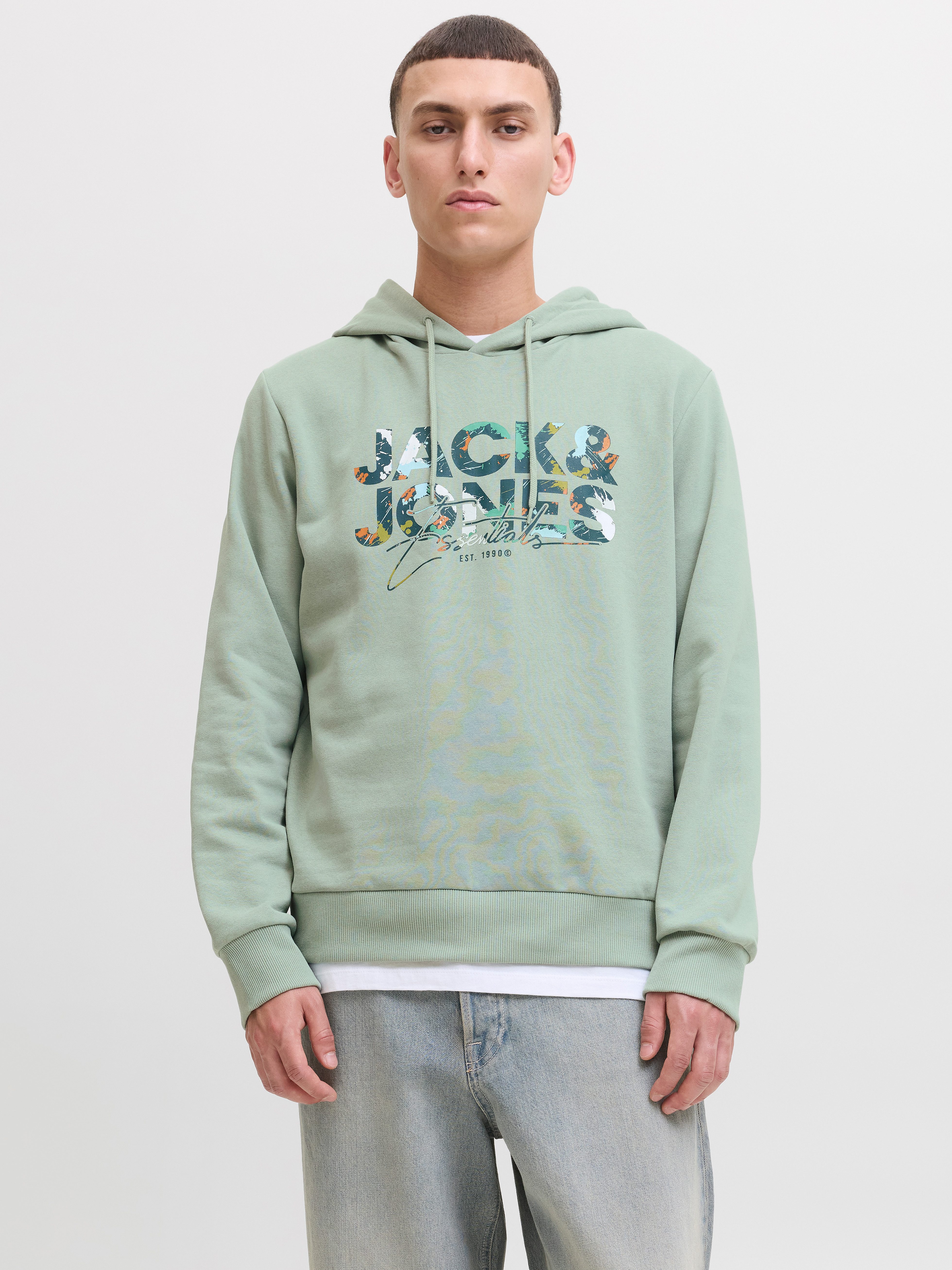 Jack & Jones Kapuzensweatshirt JJGEPLAS SWEAT HOOD günstig online kaufen