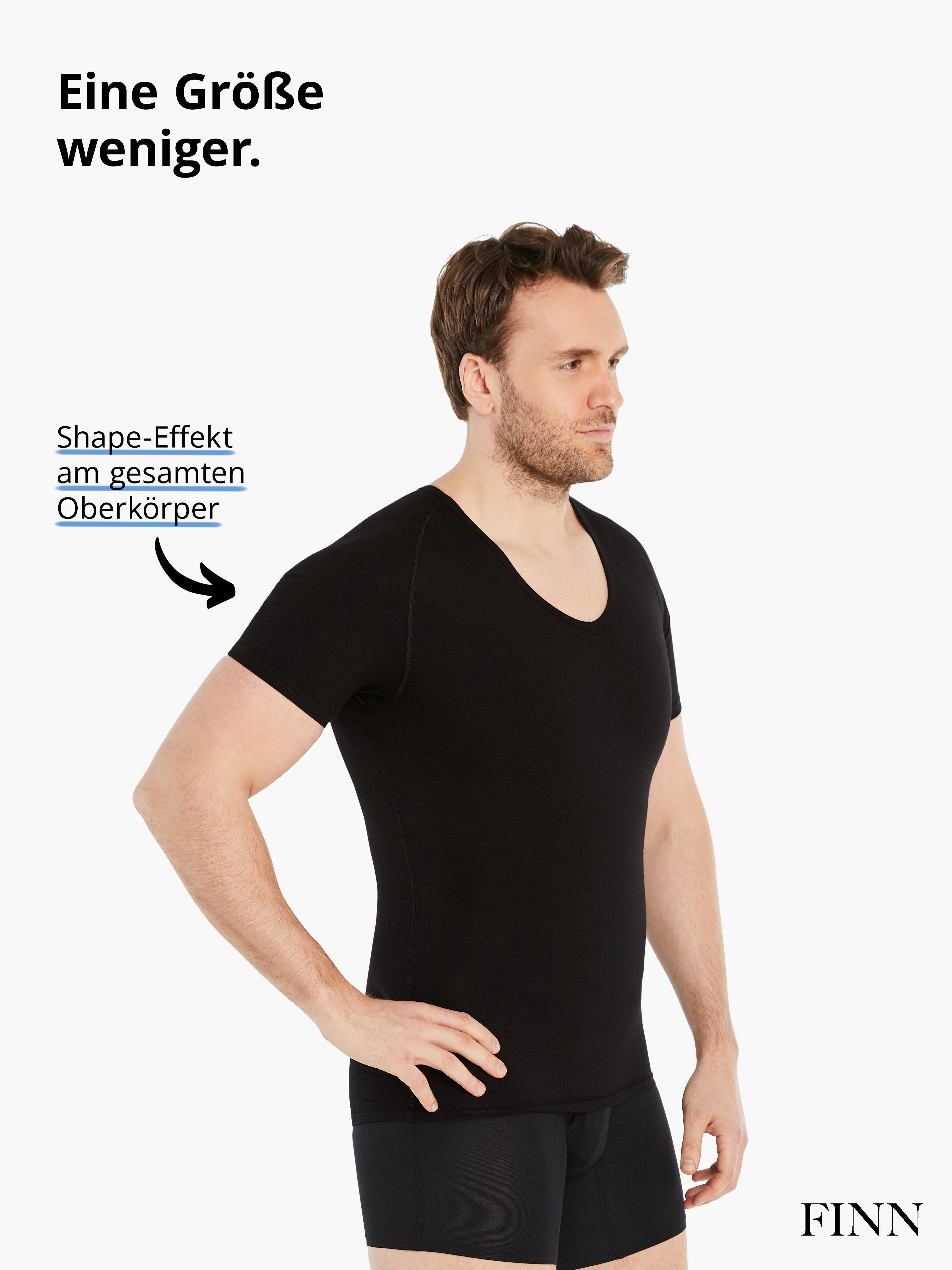 FINN Design Shapinghemd mit starker Kompression - Kurzarm Shirt Herren mit günstig online kaufen