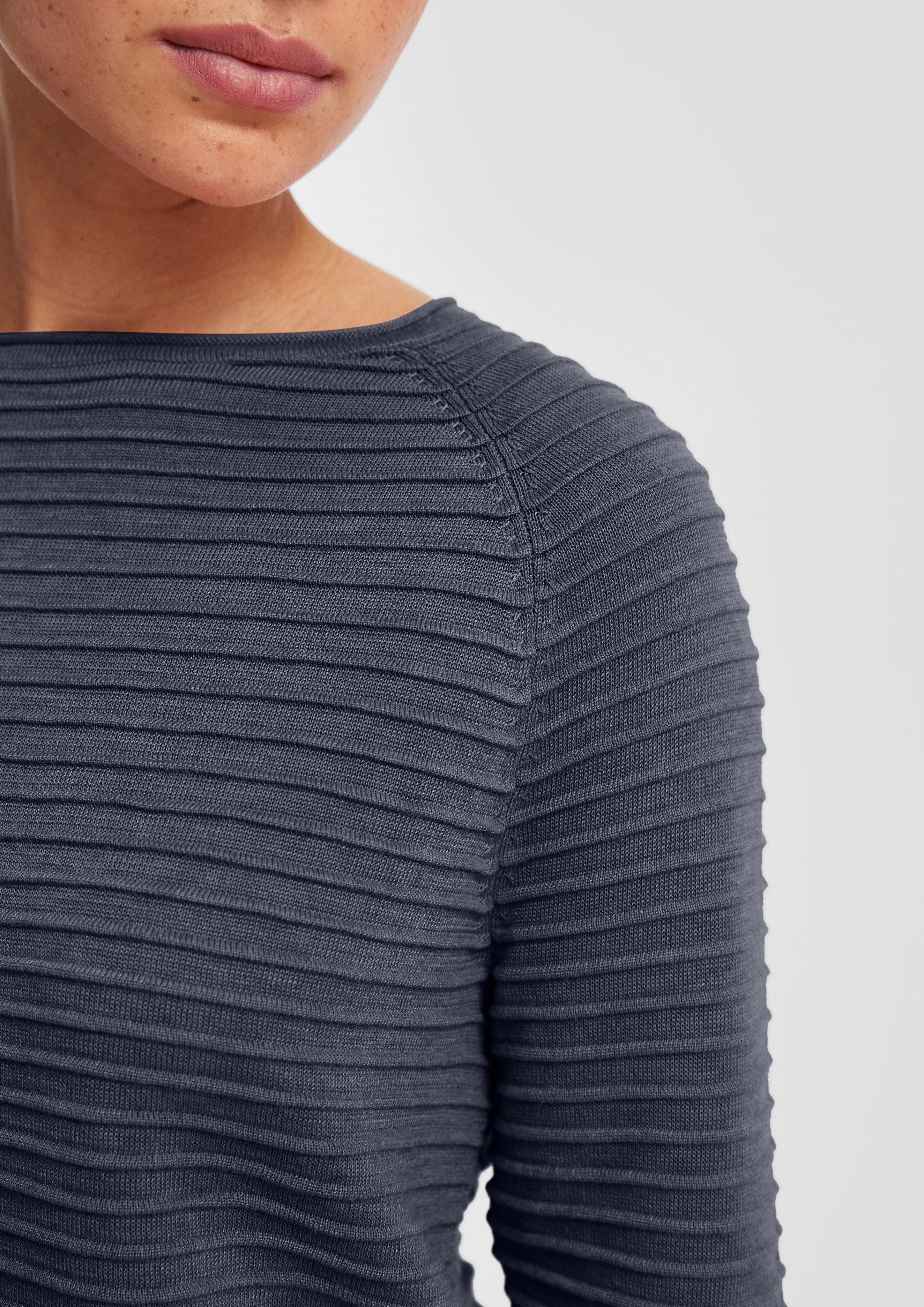 QS Strickpullover Pullover mit Strukturmuster aus günstig online kaufen