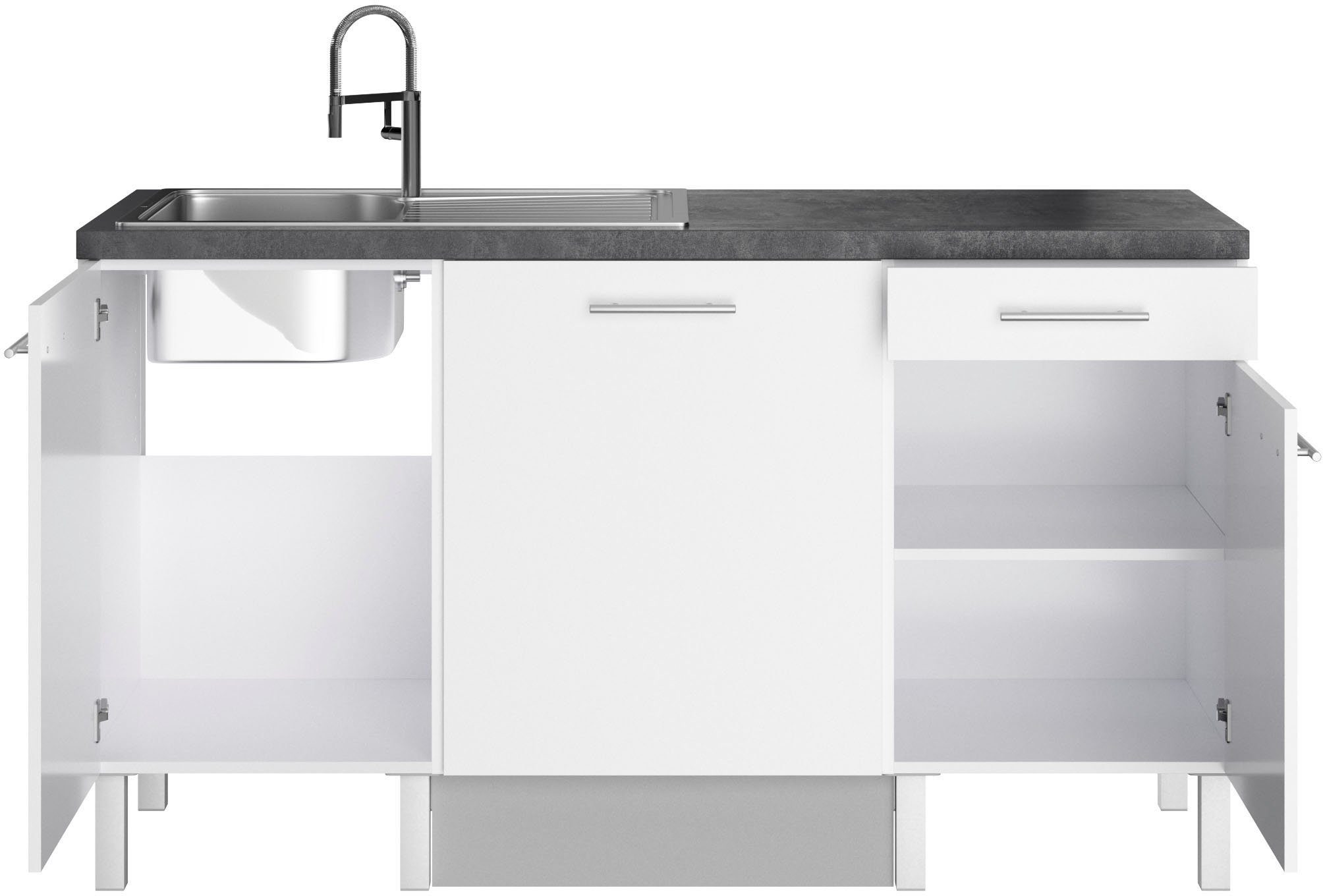 OPTIFIT Pantryküche Lilly, Breite 160 cm, wahlweise mit E-Geräten