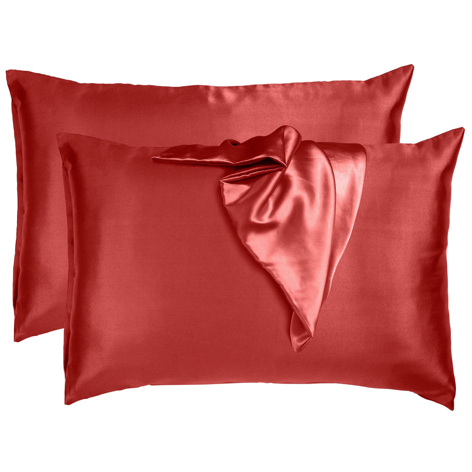 Komfortec Kissenbezug Mikrofaser Satin Kopfkissenbezug für günstig online kaufen