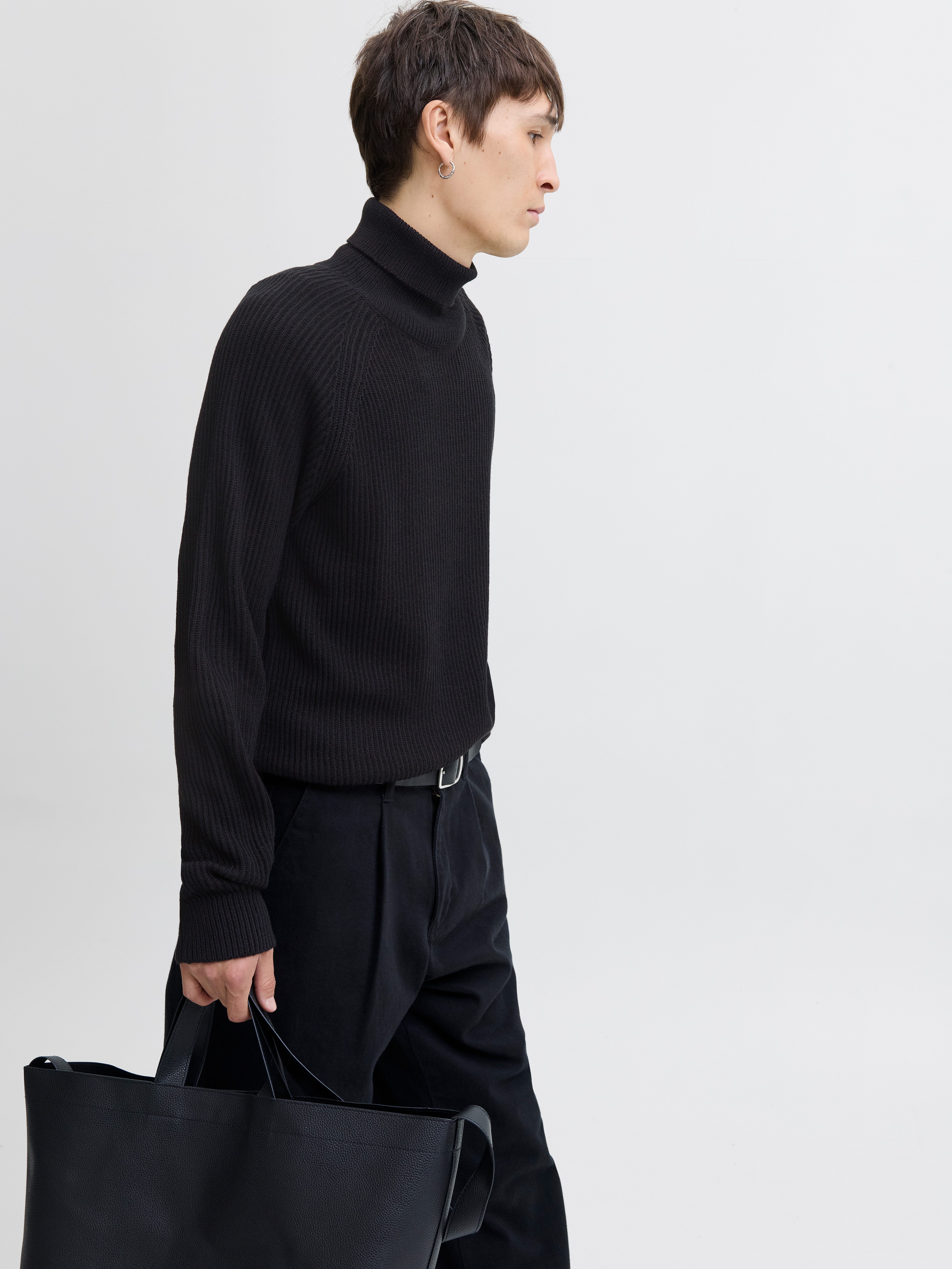 Jack & Jones Rollkragenpullover JJPANNEL KNIT günstig online kaufen