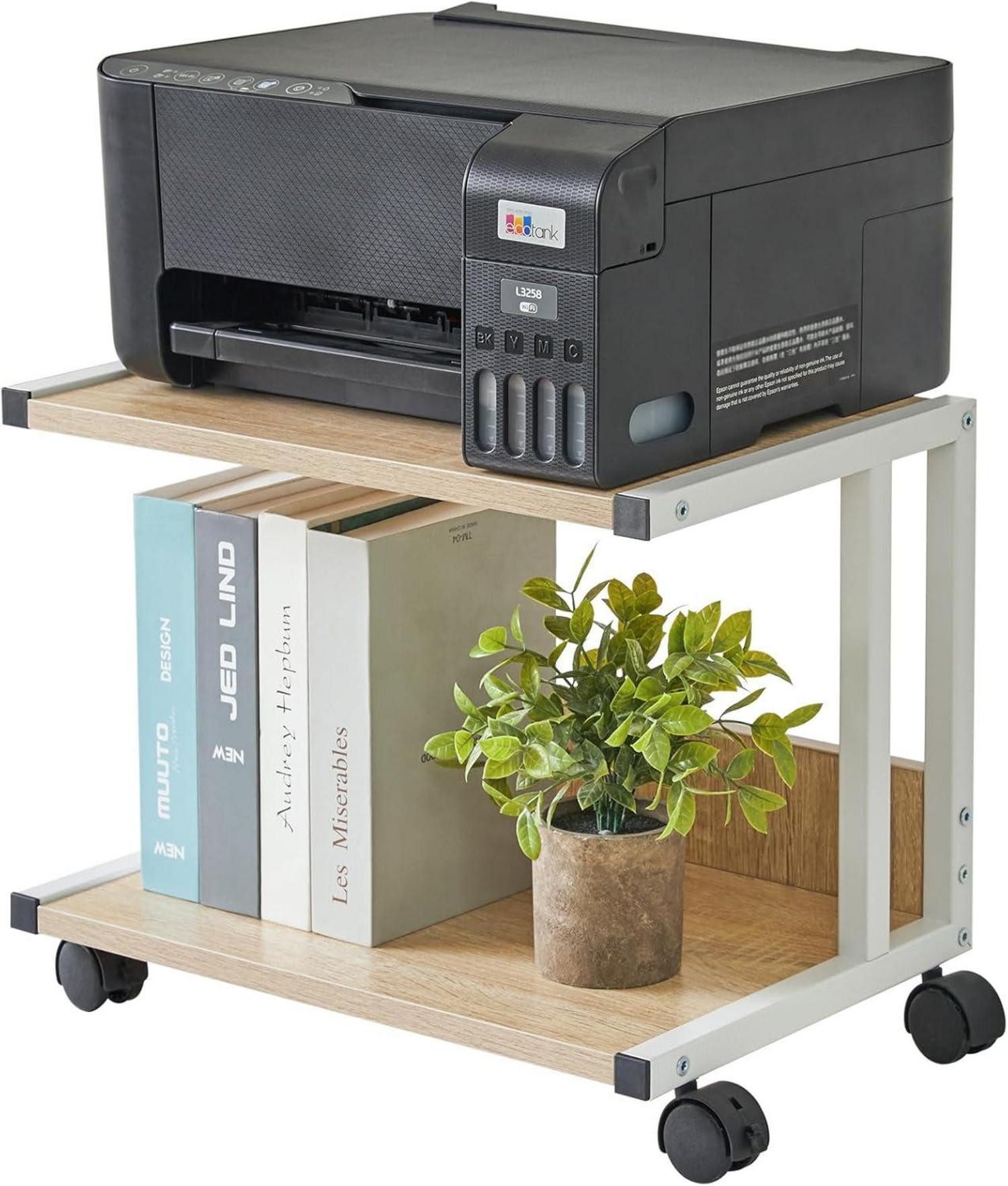 LuxusKollektion Druckertisch Unter Schreibtisch Druckerständer 2 günstig online kaufen