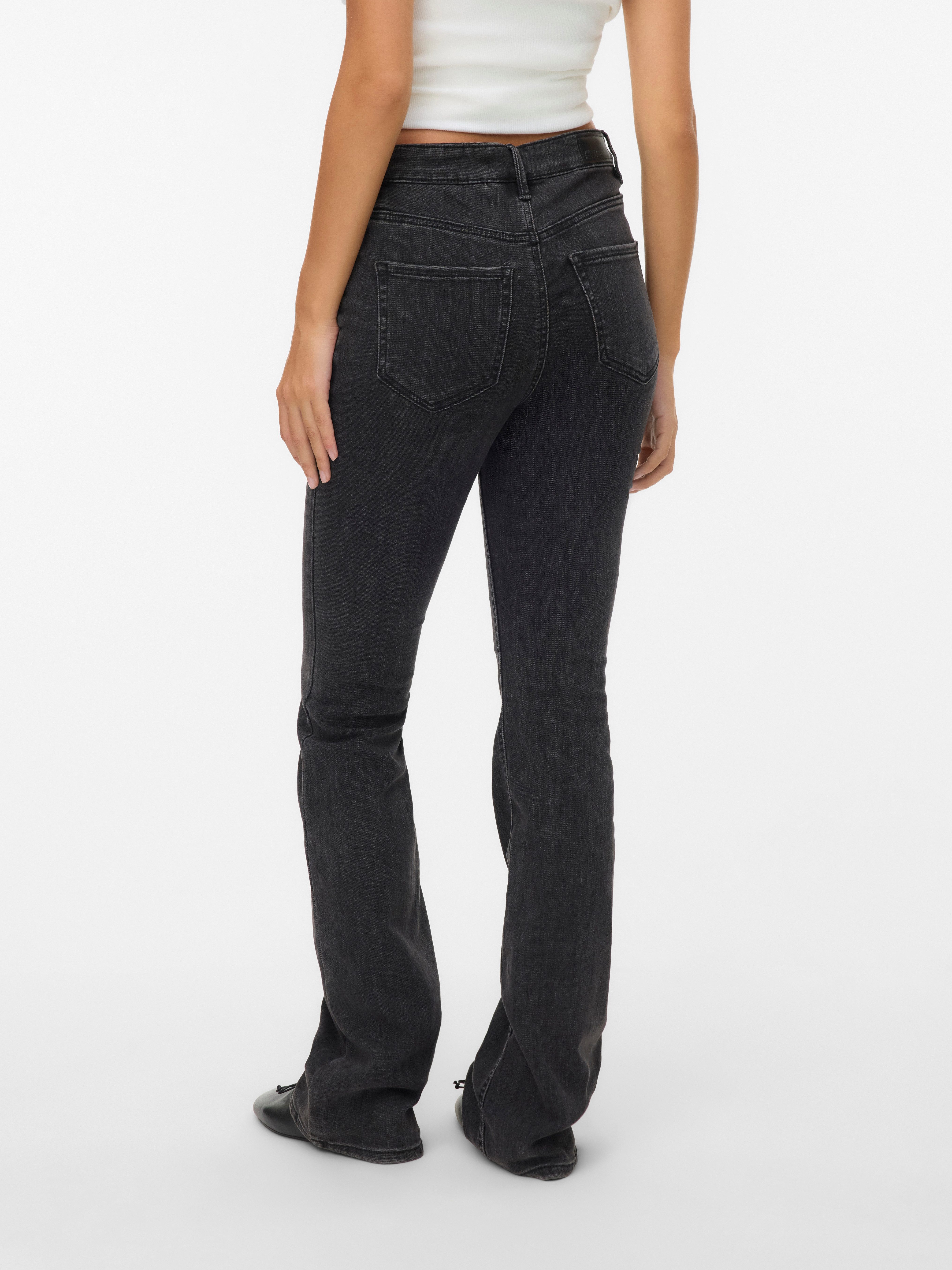Vero Moda Bootcut-Jeans VMFLASH MR FLARED JEANS LI170 GA NOOS günstig online kaufen