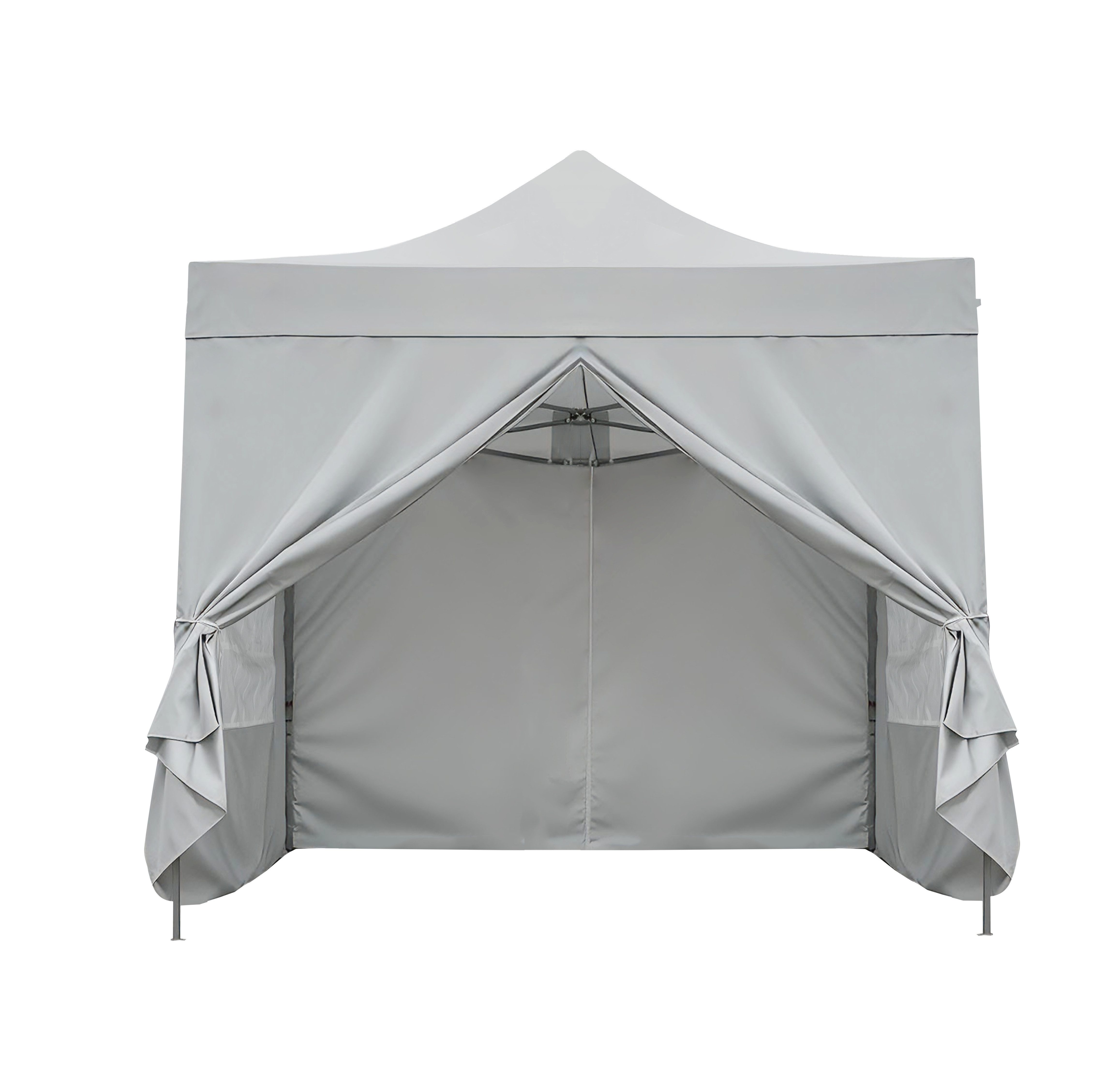 KONIFERA Faltpavillon Valencia Pro, mit 4 Seitenteilen, Festival & Partyzelt, einfacher Auf & Abbau BxTxH: 3x6x3,3m