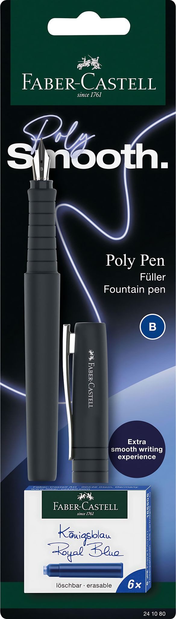 Faber-Castell Füller Faber Castell Füller Poly Pen sortiert Feder B