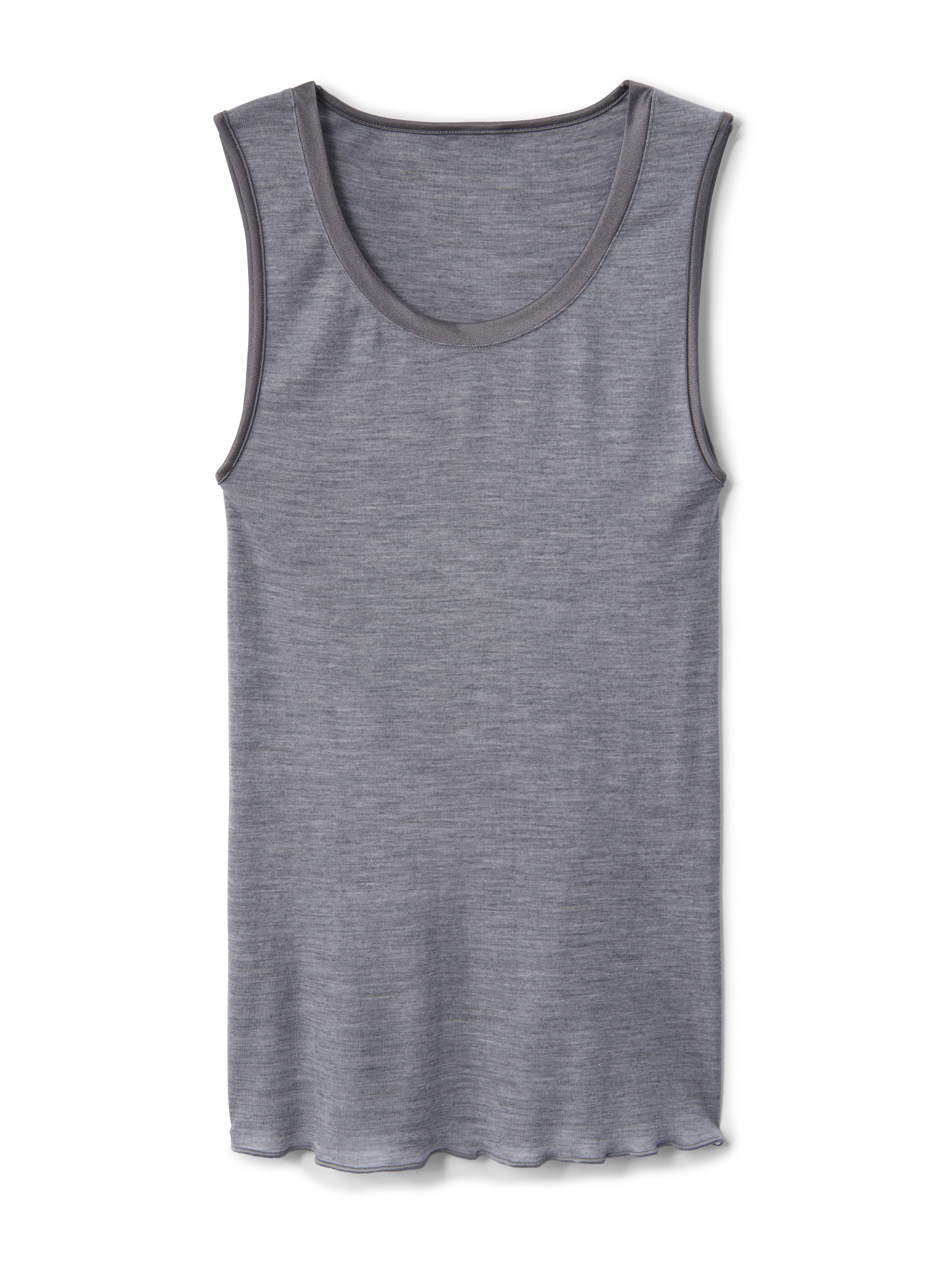 CALIDA Tanktop True Confidence Rundhals, atmungsaktiv, wärmend, elastisch, Feinripp-Qualität