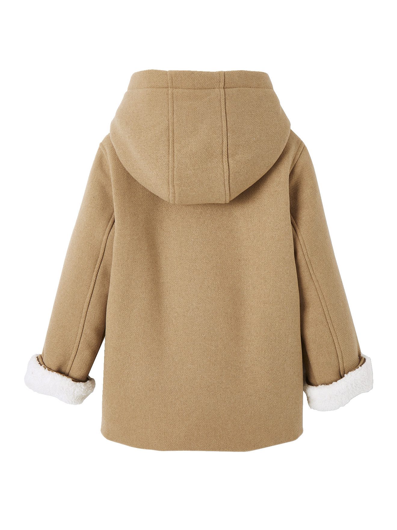vertbaudet Dufflecoat Mädchen Wintermantel mit Recycling-Polyester